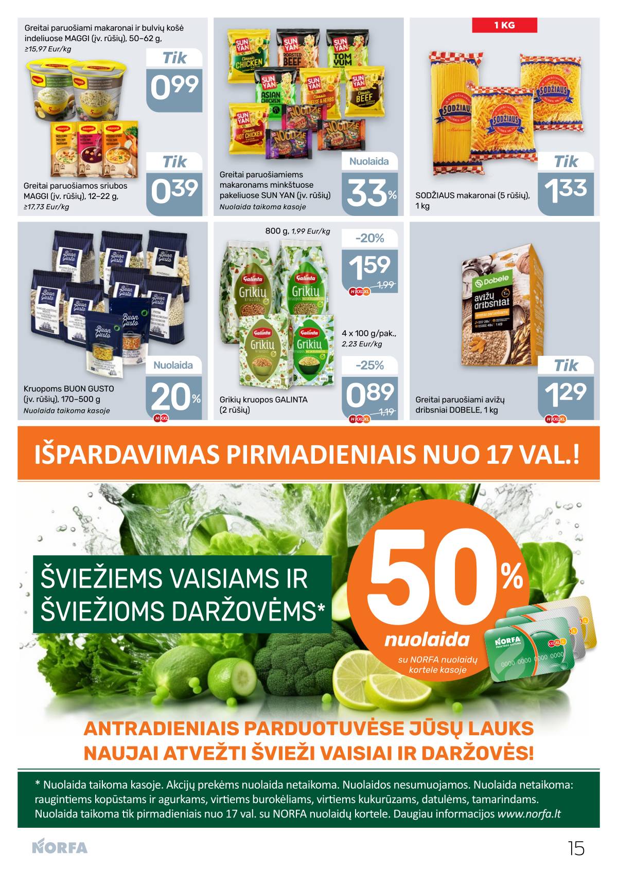 Norfa - Akcijų leidinys NORFA Nr. 9 (509) 15 puslapis