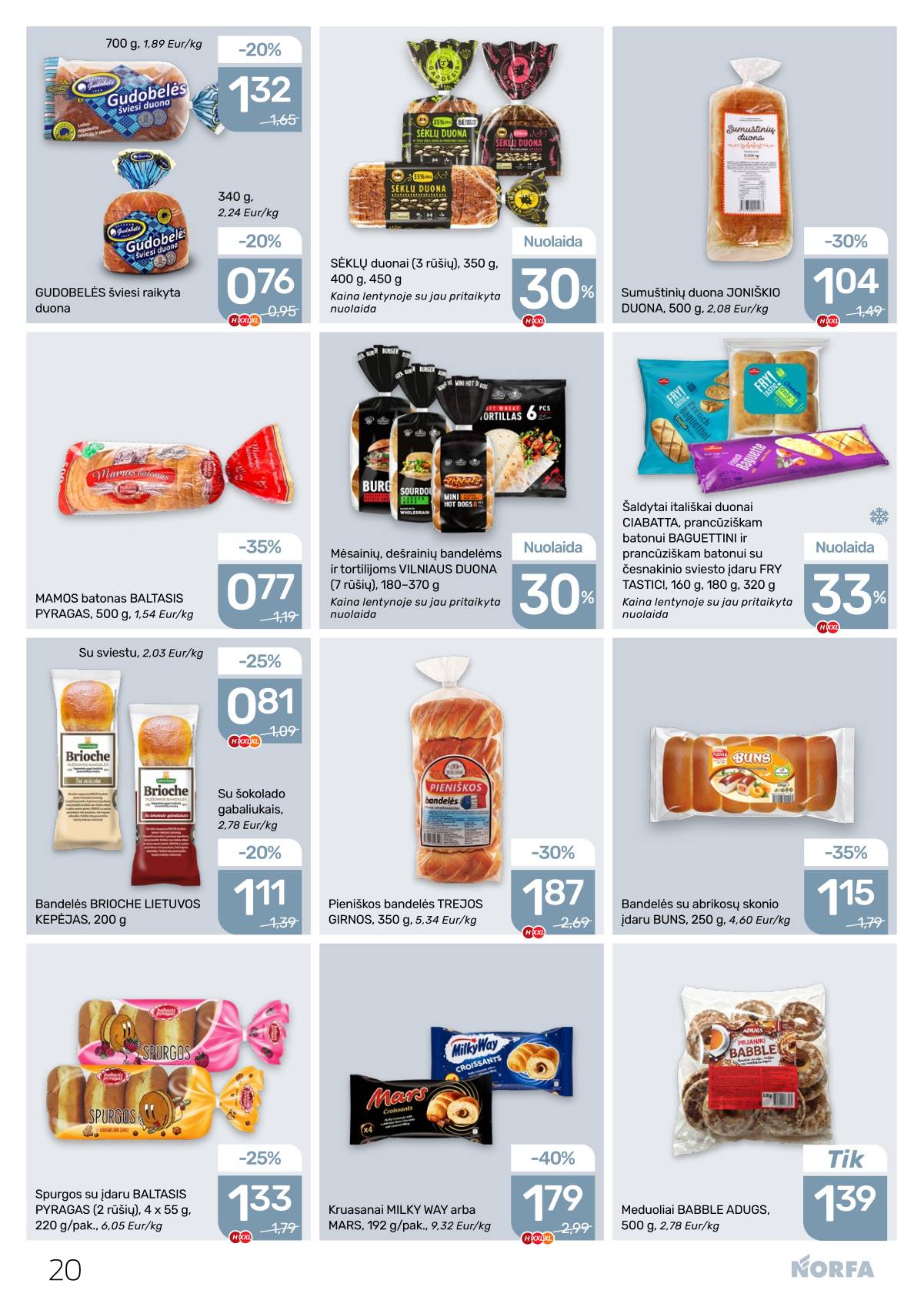 Norfa - Akcijų leidinys NORFA Nr. 9 (509) 20 puslapis