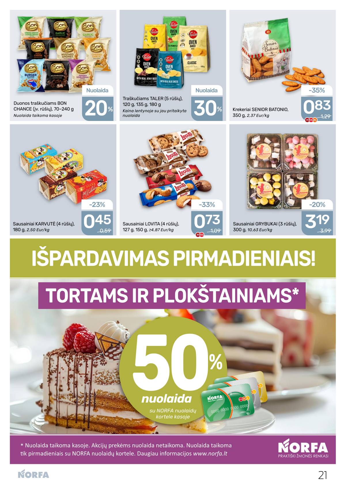 Norfa - Akcijų leidinys NORFA Nr. 9 (509) 21 puslapis