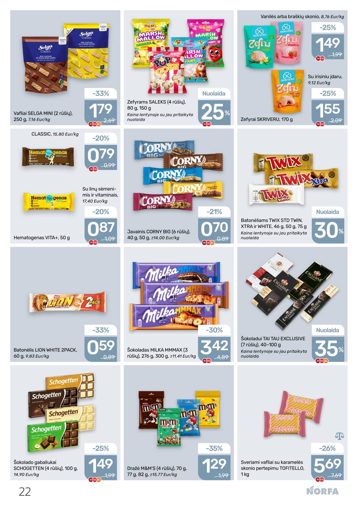 Norfa - Akcijų leidinys NORFA Nr. 9 (509) 22 puslapis