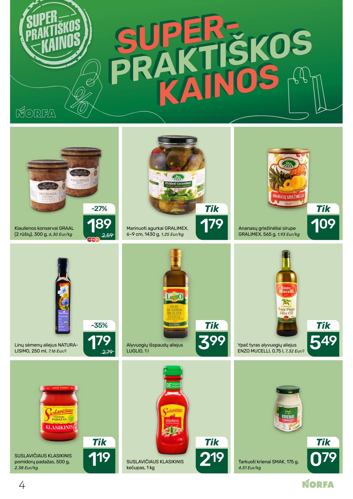 Norfa - Akcijų leidinys NORFA Nr. 9 (509) 4 puslapis