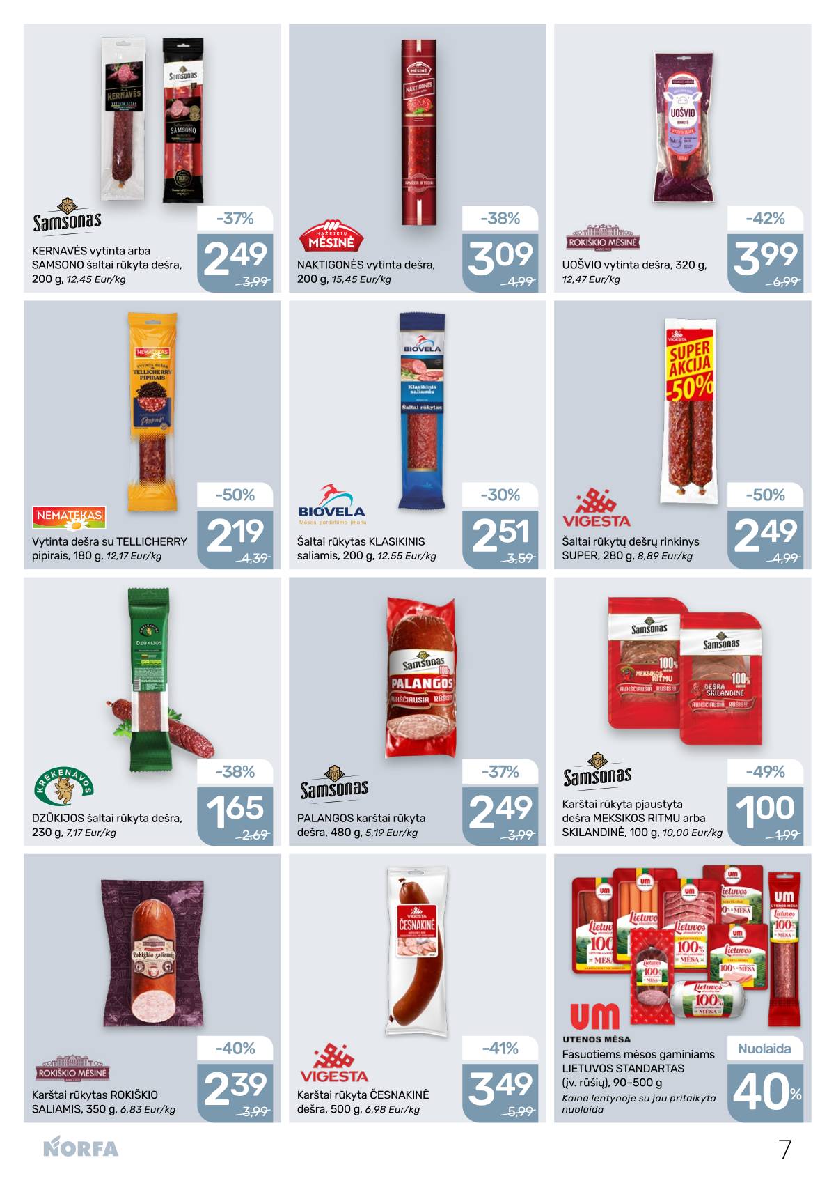 Norfa - Akcijų leidinys NORFA Nr. 9 (509) 7 puslapis