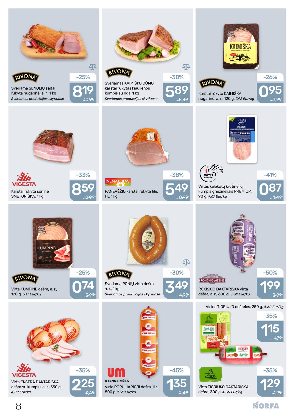 Norfa - Akcijų leidinys NORFA Nr. 9 (509) 8 puslapis