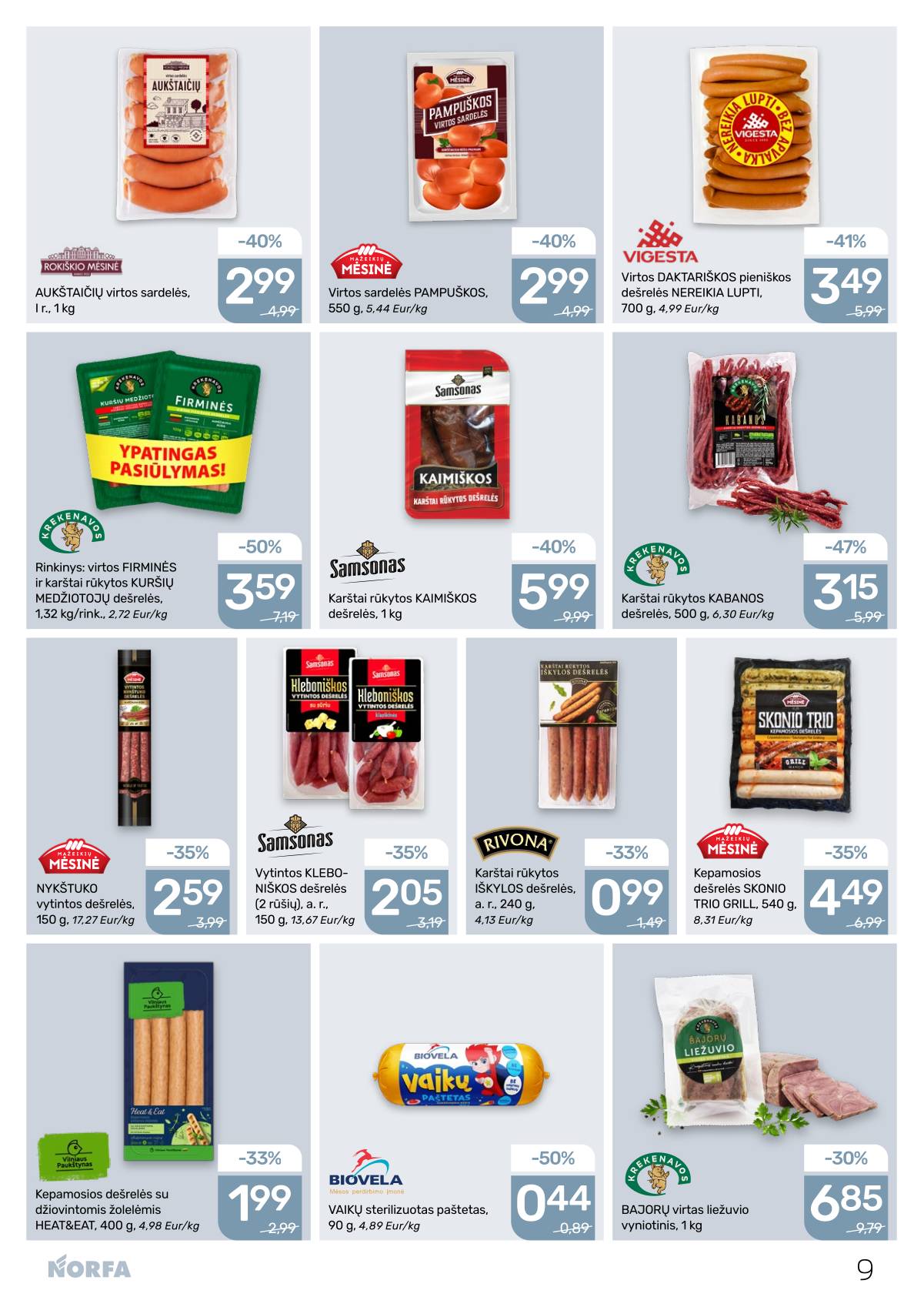 Norfa - Akcijų leidinys NORFA Nr. 9 (509) 9 puslapis