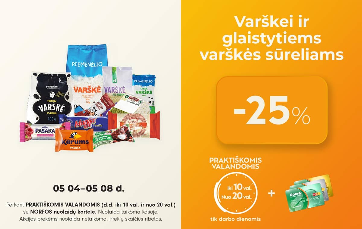 Norfa - NORFA nuolaidos PRAKTIŠKOMIS VALANDOMIS 1 puslapis