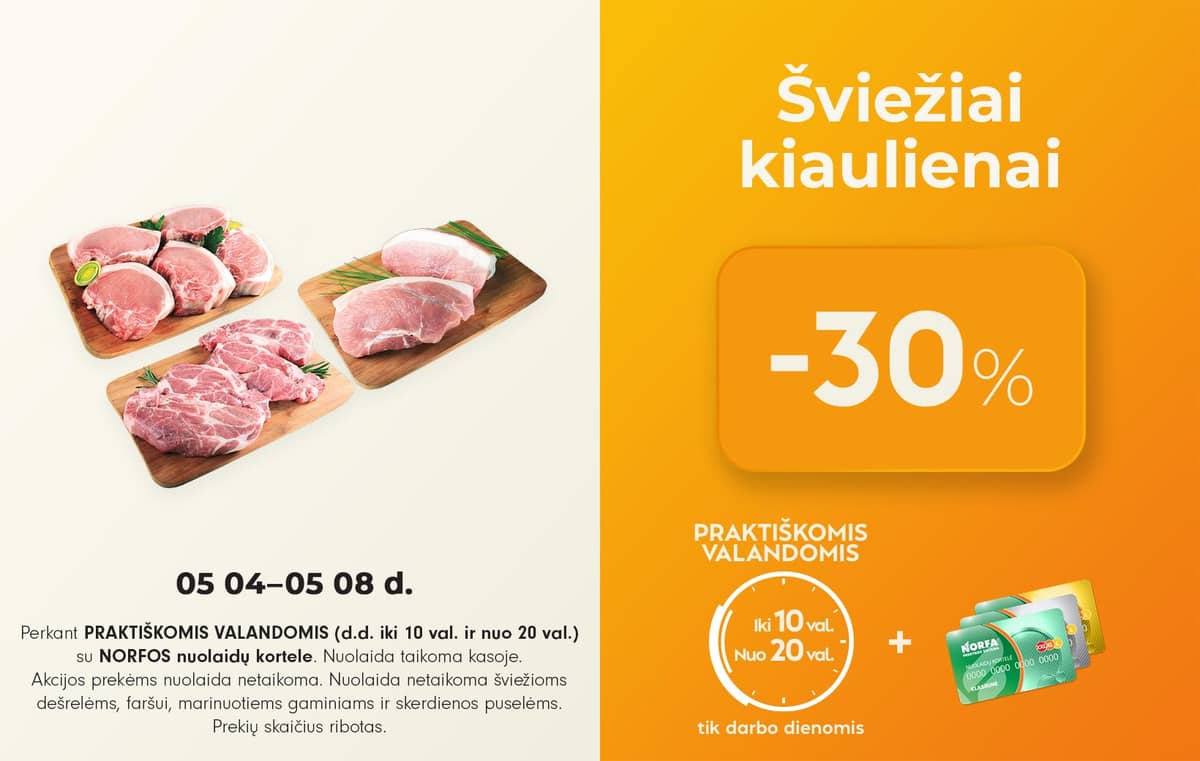 Norfa - NORFA nuolaidos PRAKTIŠKOMIS VALANDOMIS 2 puslapis