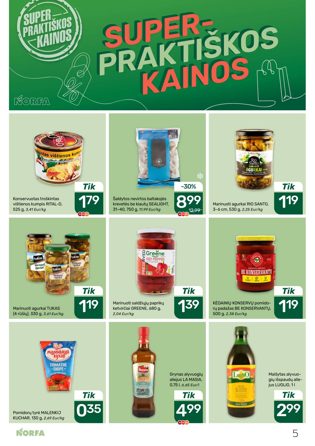 Norfa - Akcijų leidinys NORFA Nr. 10 (510) 5 puslapis