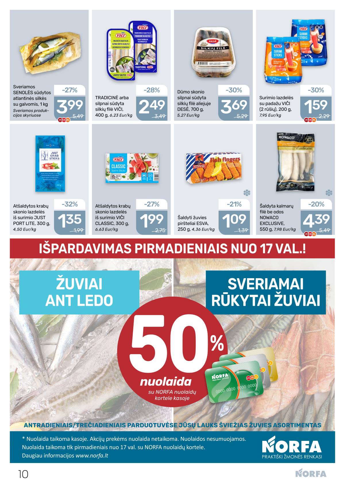 Norfa - Akcijų leidinys NORFA Nr. 11 (511) 10 puslapis