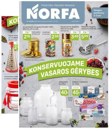 Norfa - Akcijų leidinys NORFA Nr. 12 (512) 2026-06-11 – 2026-06-24