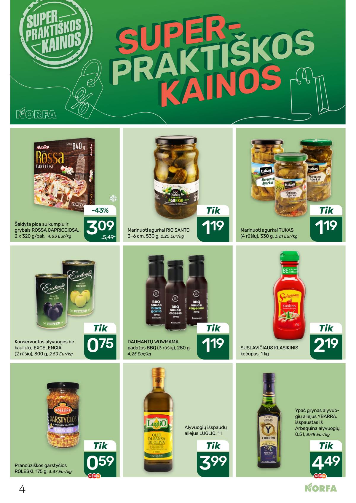 Norfa - Akcijų leidinys NORFA Nr. 12 (512) 4 puslapis