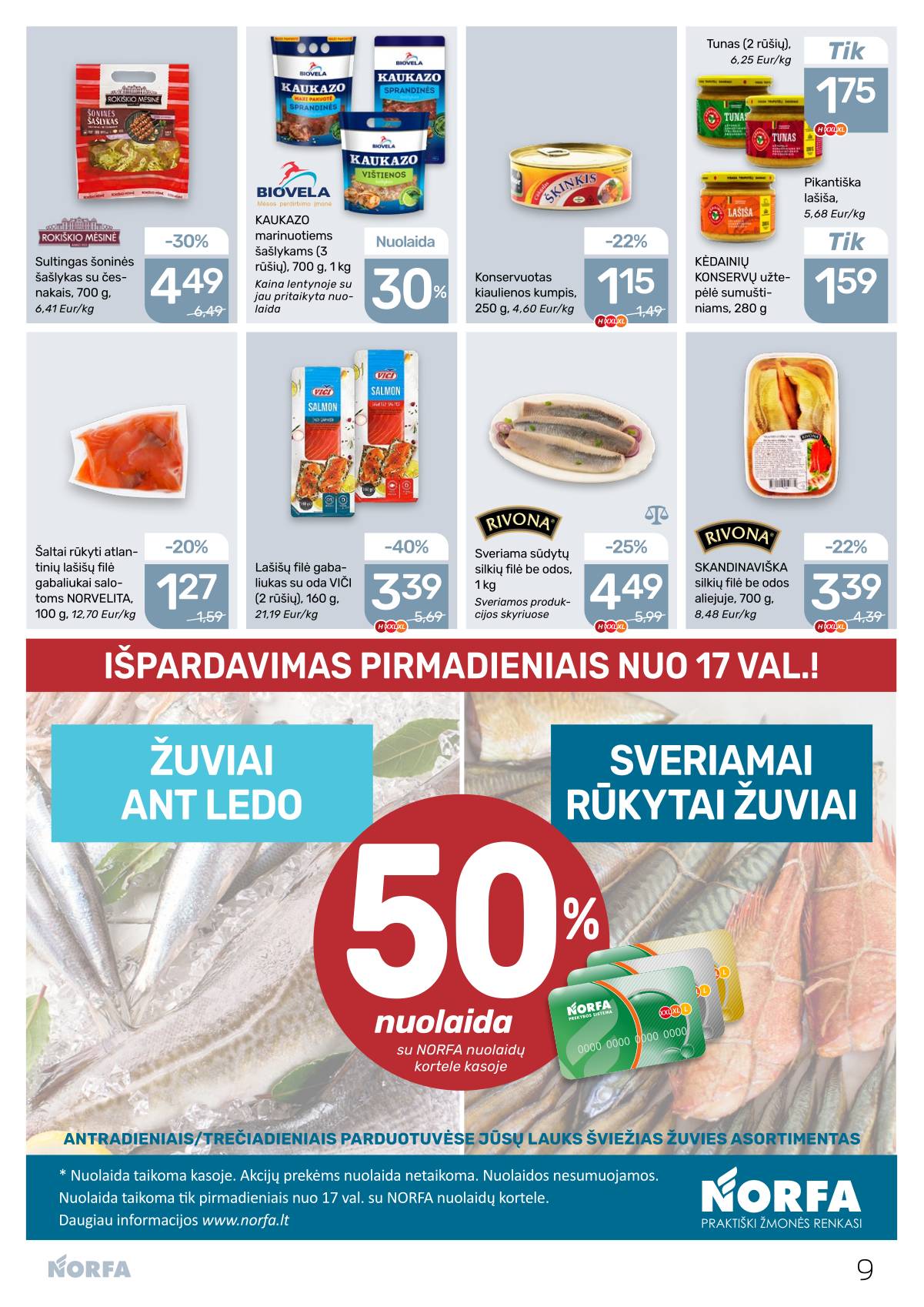 Norfa - Akcijų leidinys NORFA Nr. 12 (512) 9 puslapis