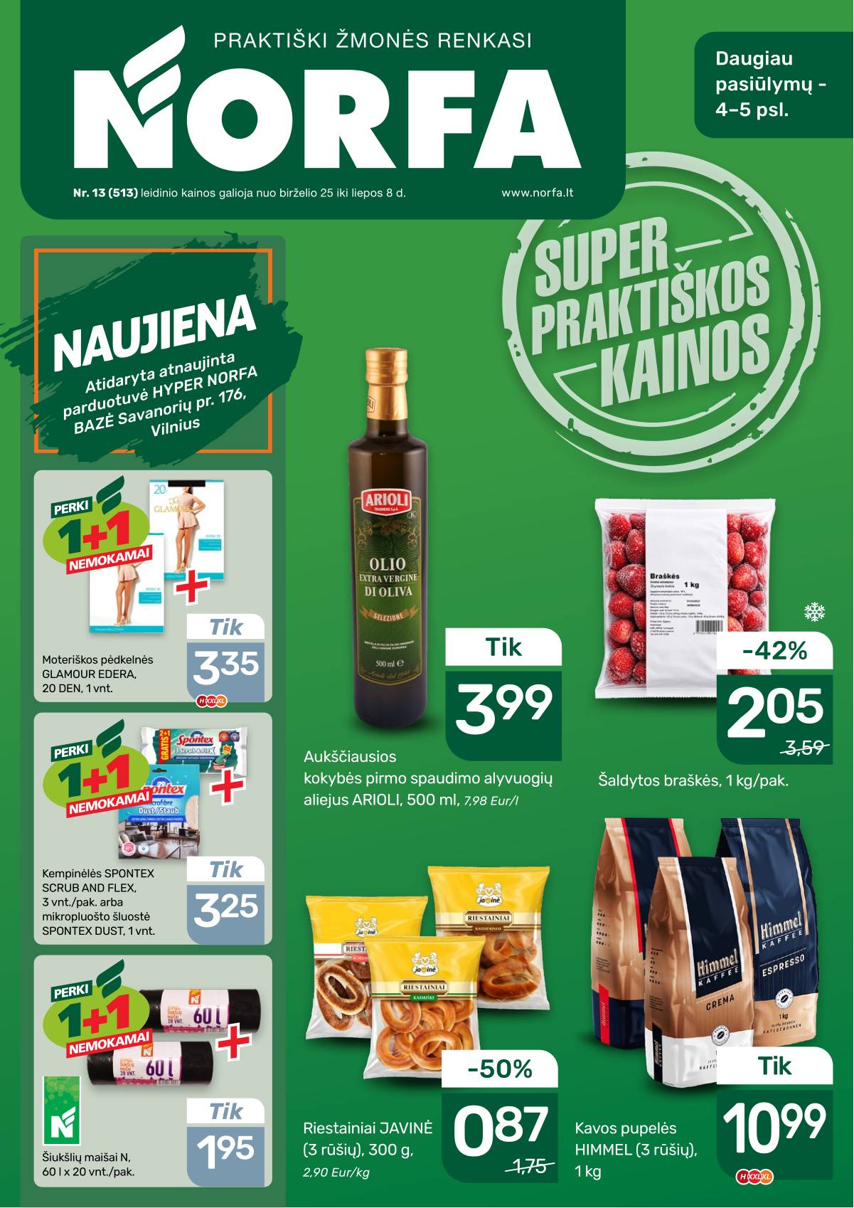 Norfa - Akcijų leidinys NORFA Nr. 13 (513) 1 puslapis