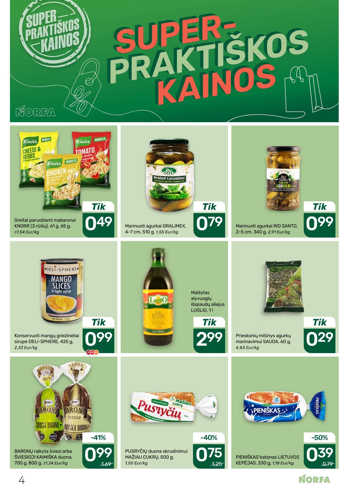 Norfa - Akcijų leidinys NORFA Nr. 13 (513) 4 puslapis