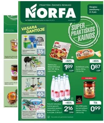 Norfa - Norfa akcijų leidinys Nr. 14 (514) 2026-07-09 – 2026-07-22