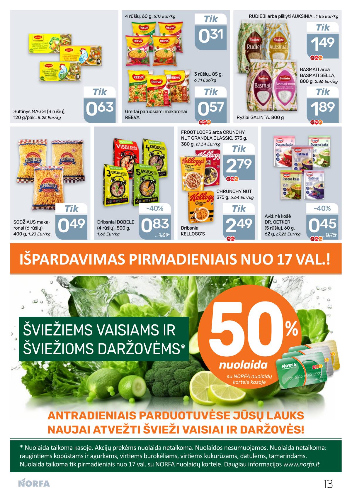 Norfa - Akcijų leidinys NORFA Nr. 14 (514) 13 puslapis