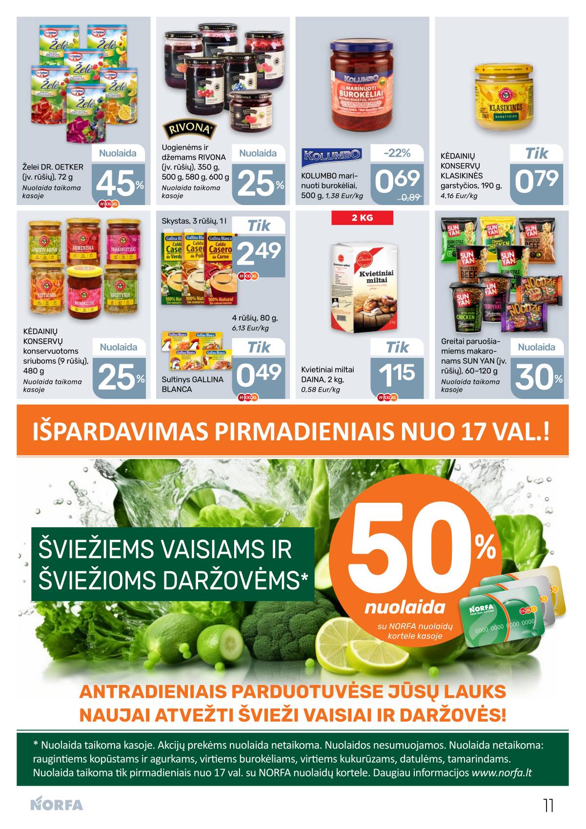 Norfa - Akcijų leidinys NORFA Nr. 15 (515) 11 puslapis