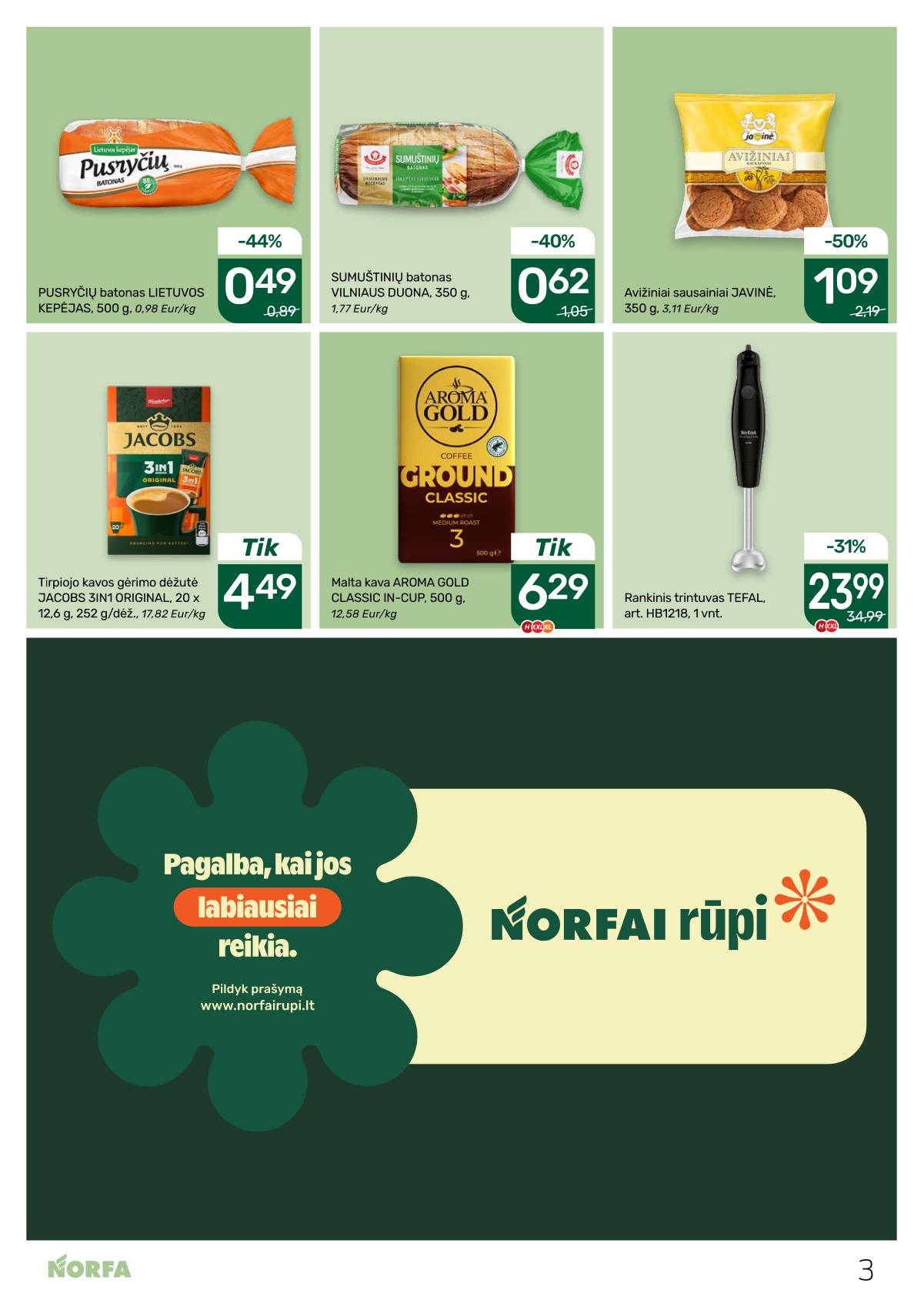 Norfa - Akcijų leidinys NORFA Nr. 15 (515) 3 puslapis