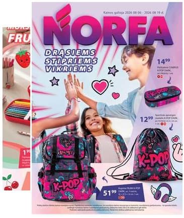 Norfa - MOKYKLA. DRĄSIEMS, STIPRIEMS, VIKRIEMS! 2026-08-06 – 2026-08-19