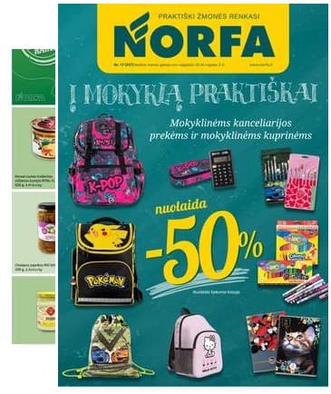 Norfa - Akcijų leidinys NORFA Nr. 17 (517) 2026-08-20 – 2026-09-02