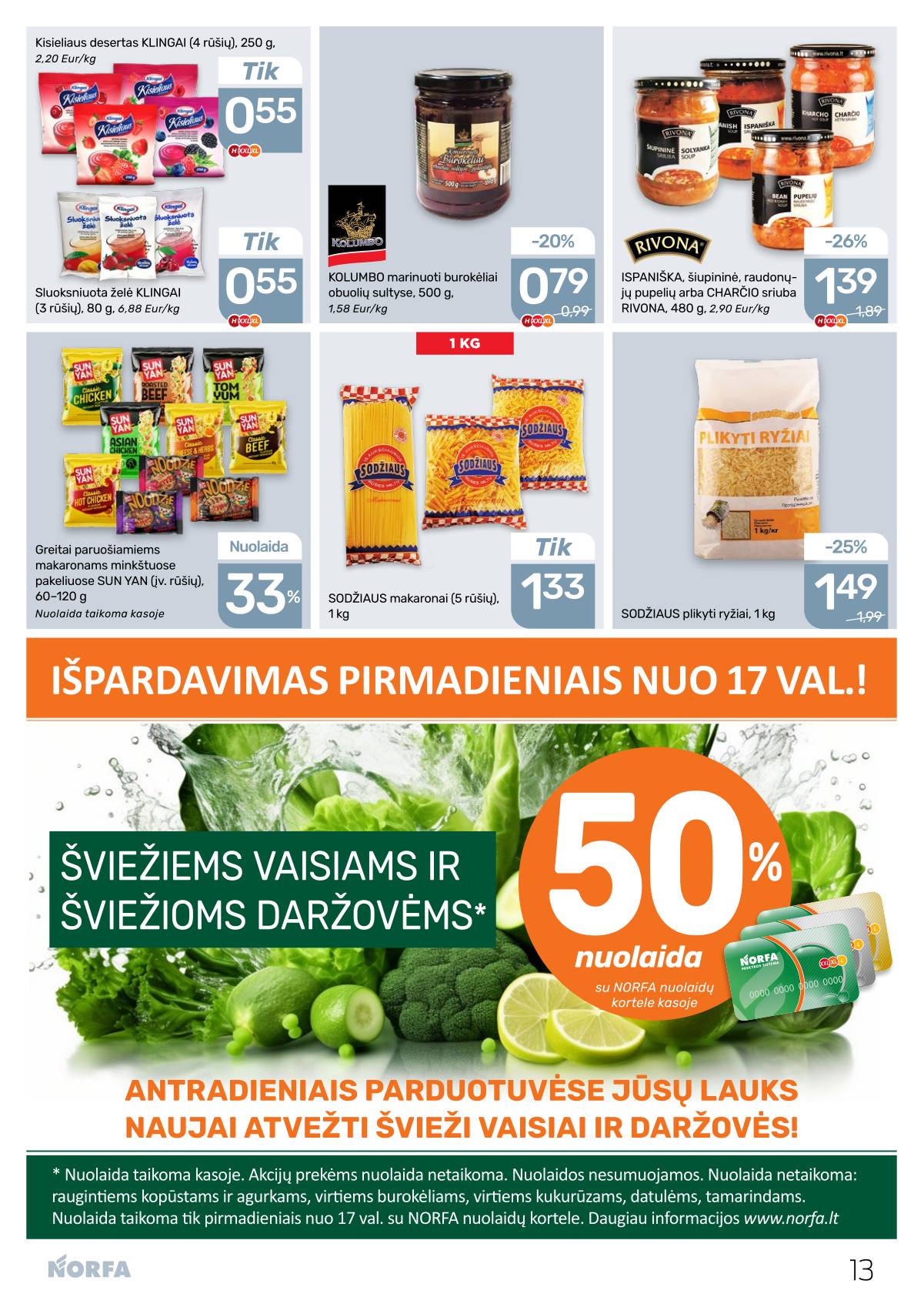 Norfa - Akcijų leidinys NORFA Nr. 17 (517) 13 puslapis