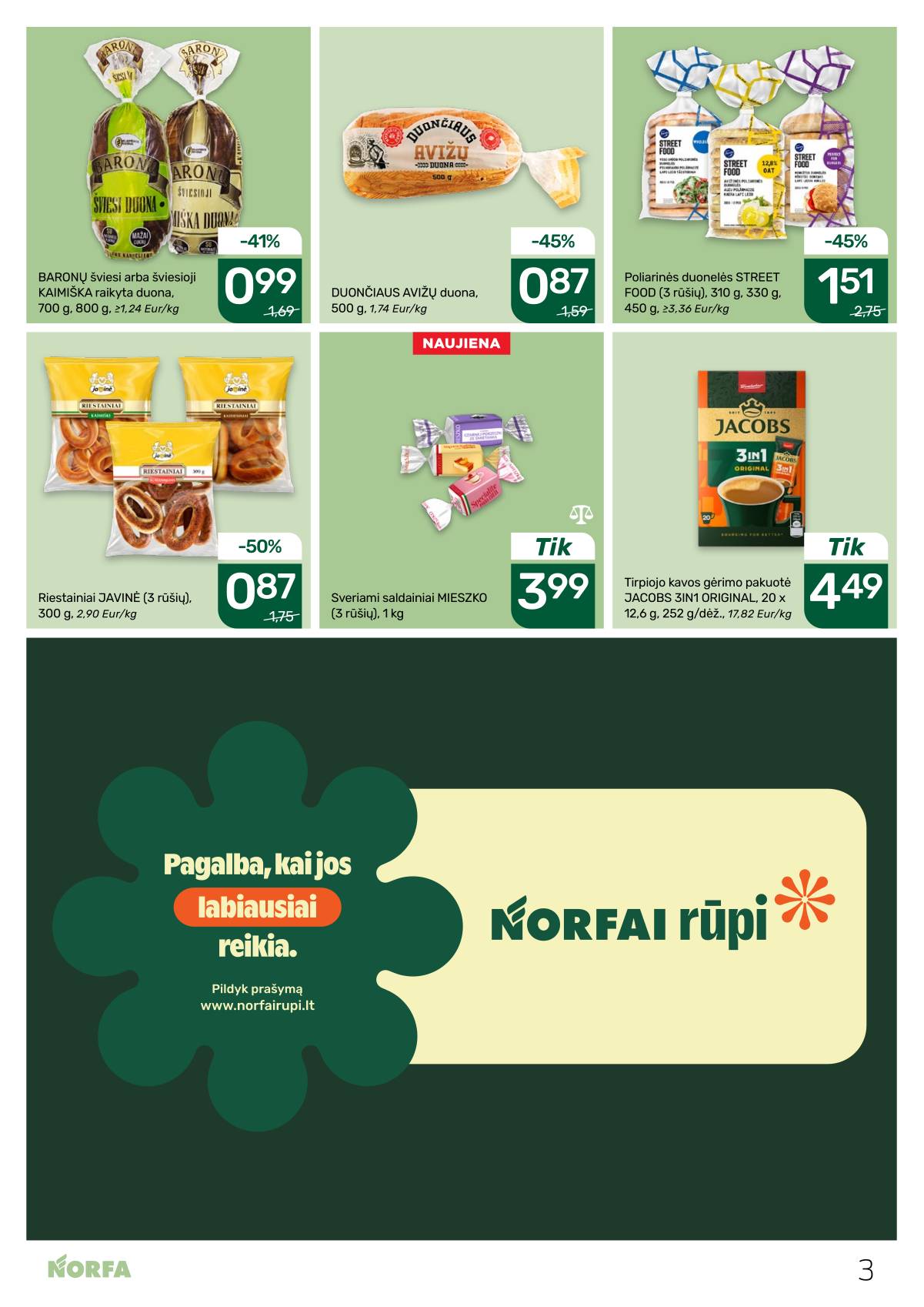 Norfa - Akcijų leidinys NORFA Nr. 17 (517) 3 puslapis