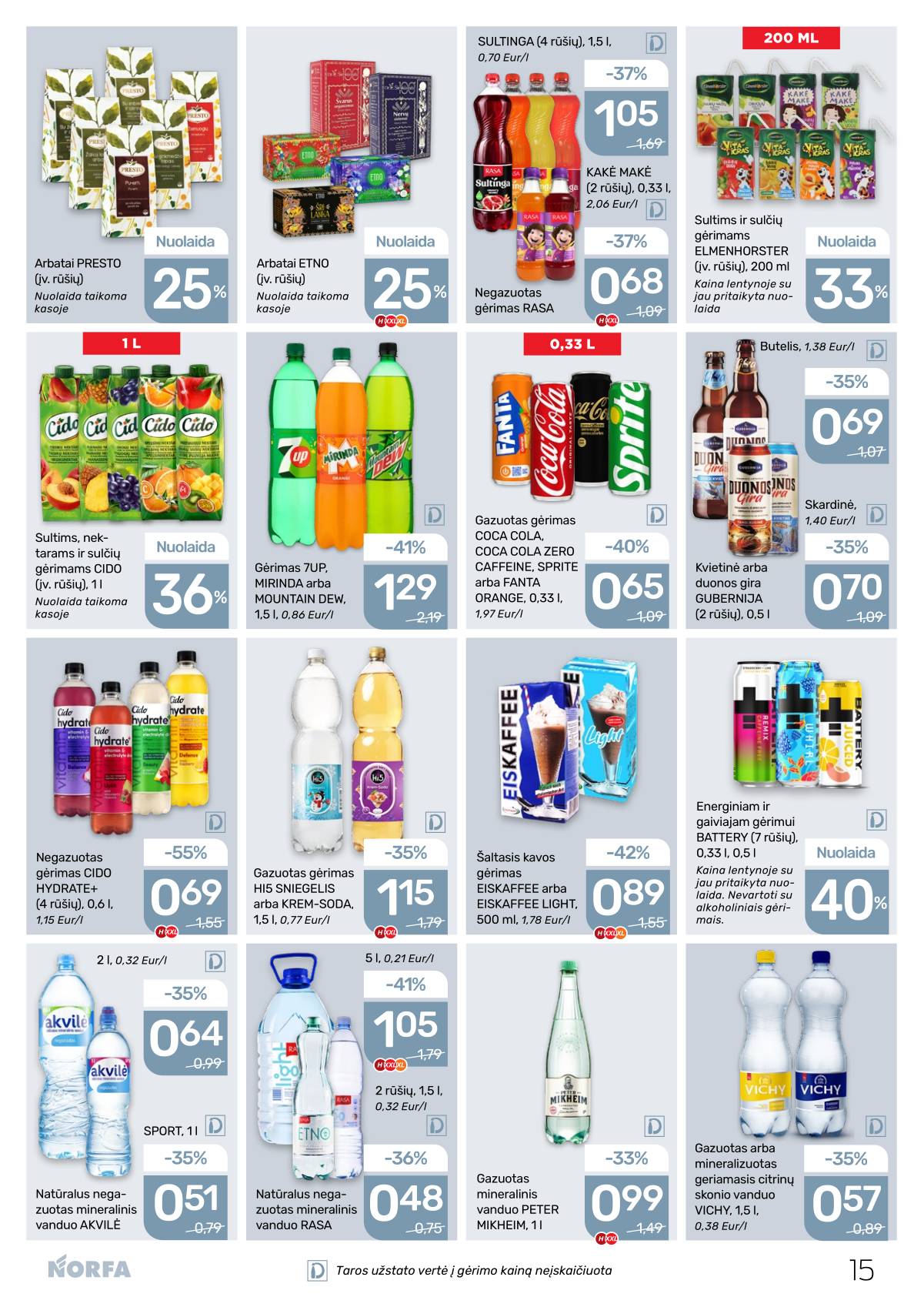 Norfa - Akcijų leidinys NORFA Nr. 18 (518) 15 puslapis