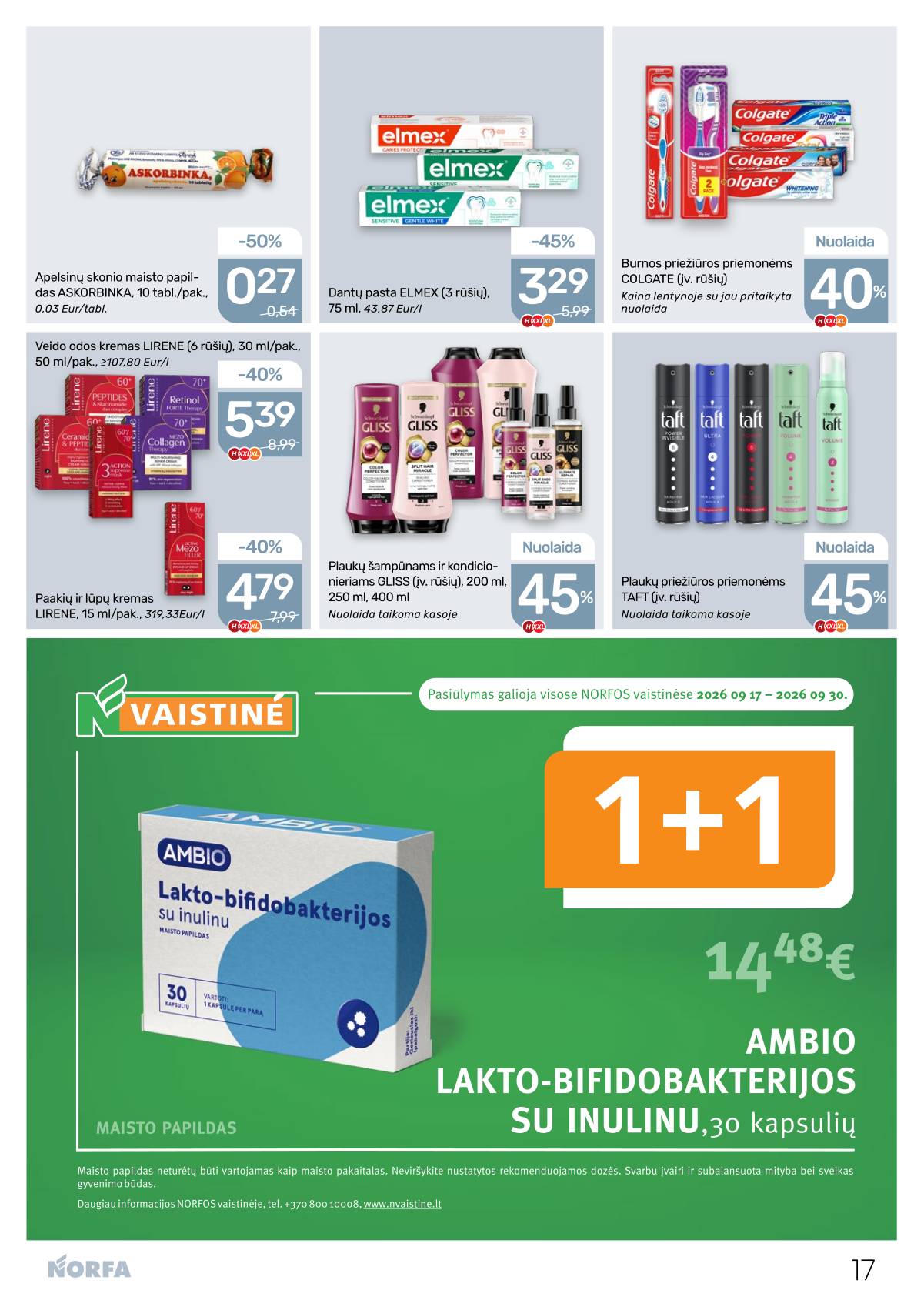 Norfa - Akcijų leidinys NORFA Nr. 19 (519) 17 puslapis