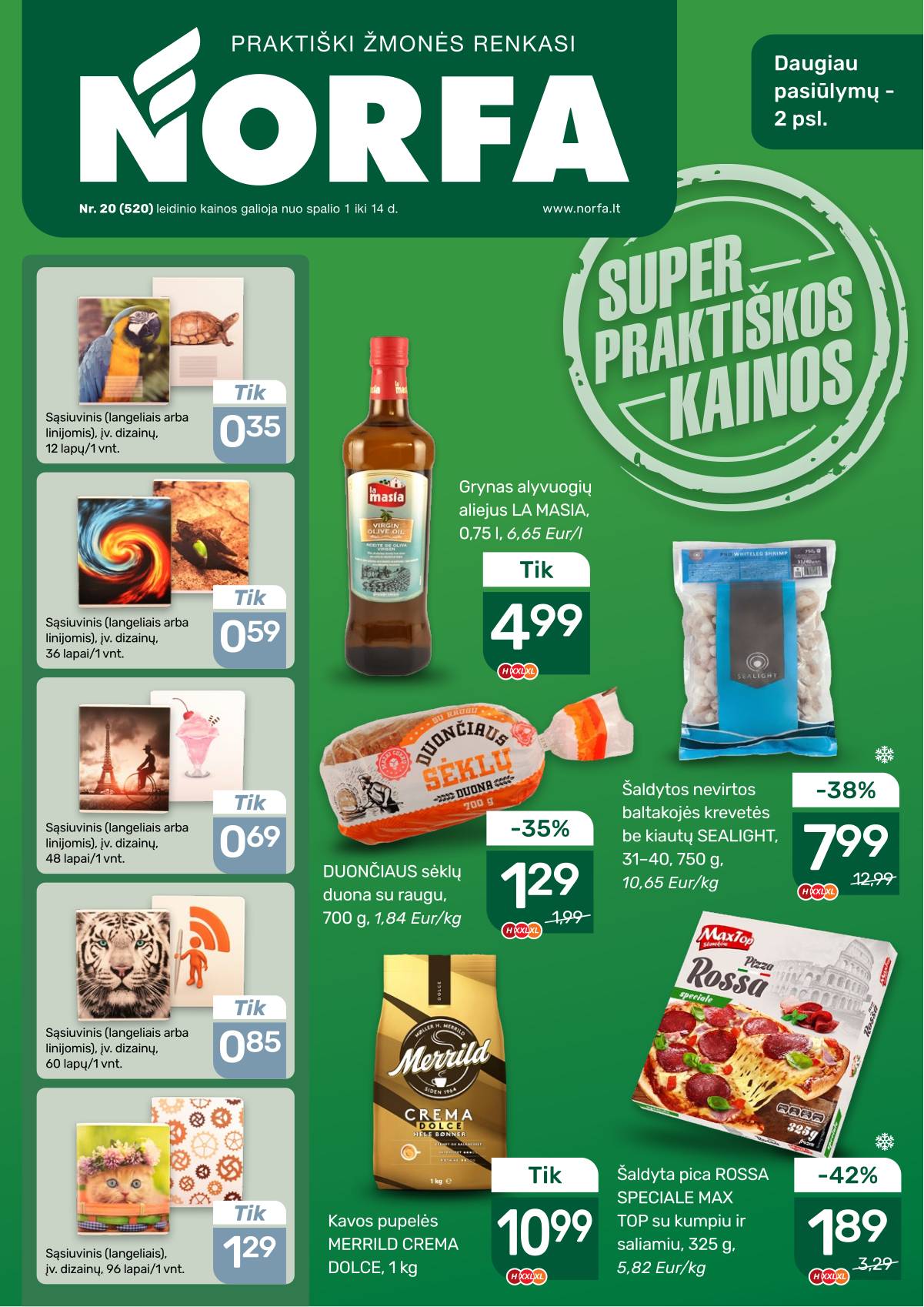 Norfa - Akcijų leidinys NORFA Nr. 20 (520) 1 puslapis