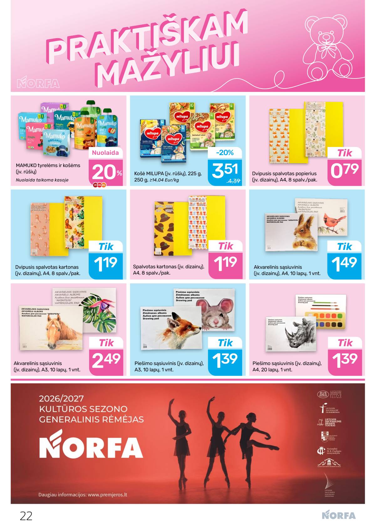 Norfa - Akcijų leidinys NORFA Nr. 21 (521) 22 puslapis