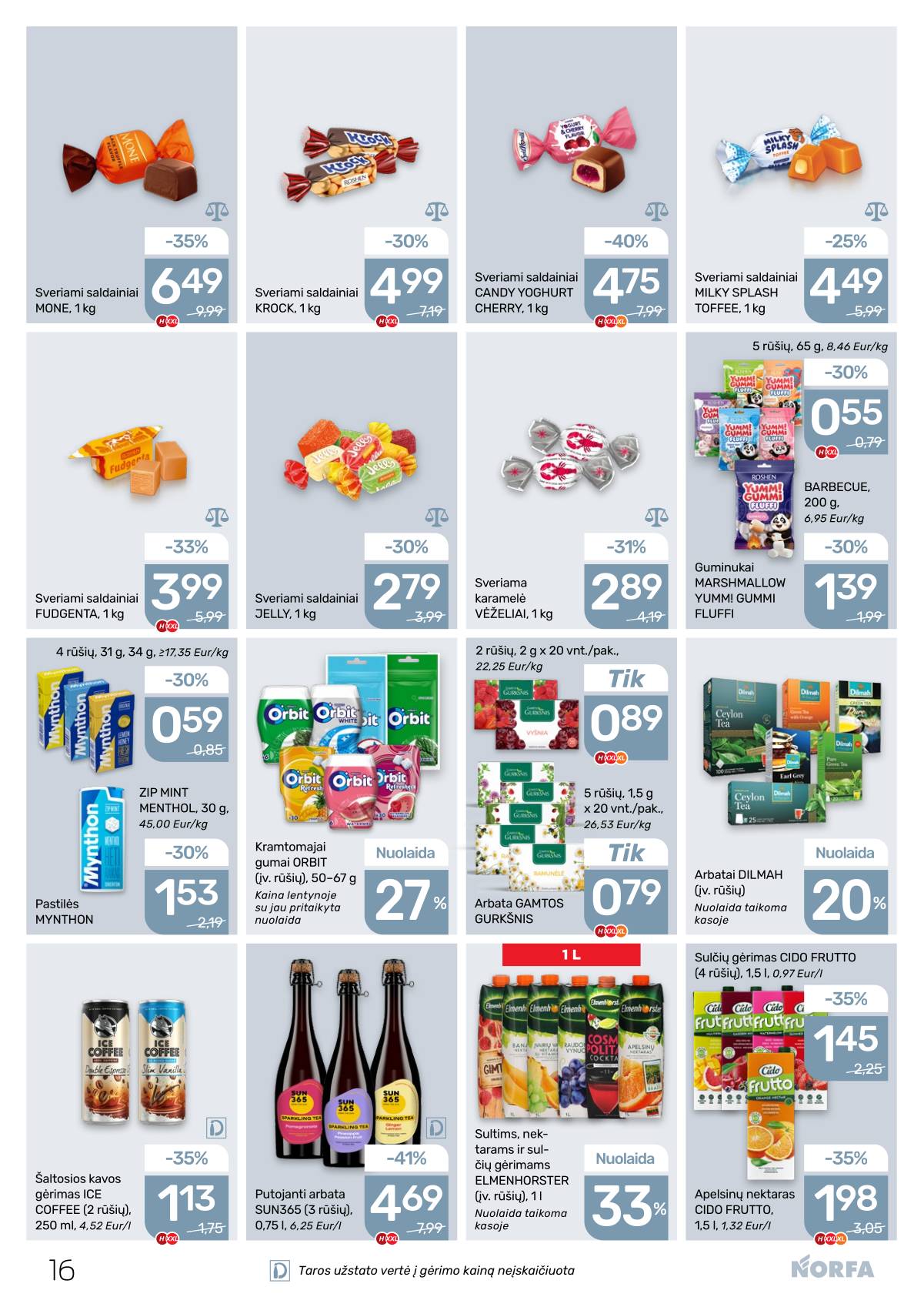 Norfa - Akcijų leidinys NORFA Nr. 21 (521) 16 puslapis