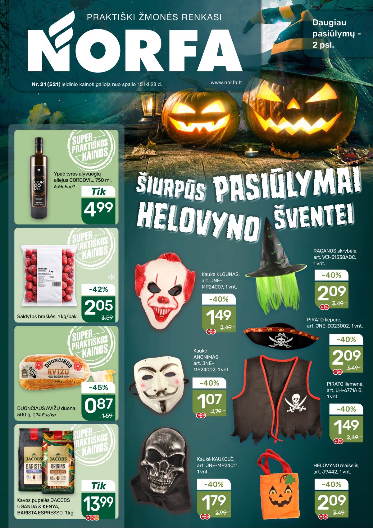 Norfa - Akcijų leidinys NORFA Nr. 21 (521) 1 puslapis