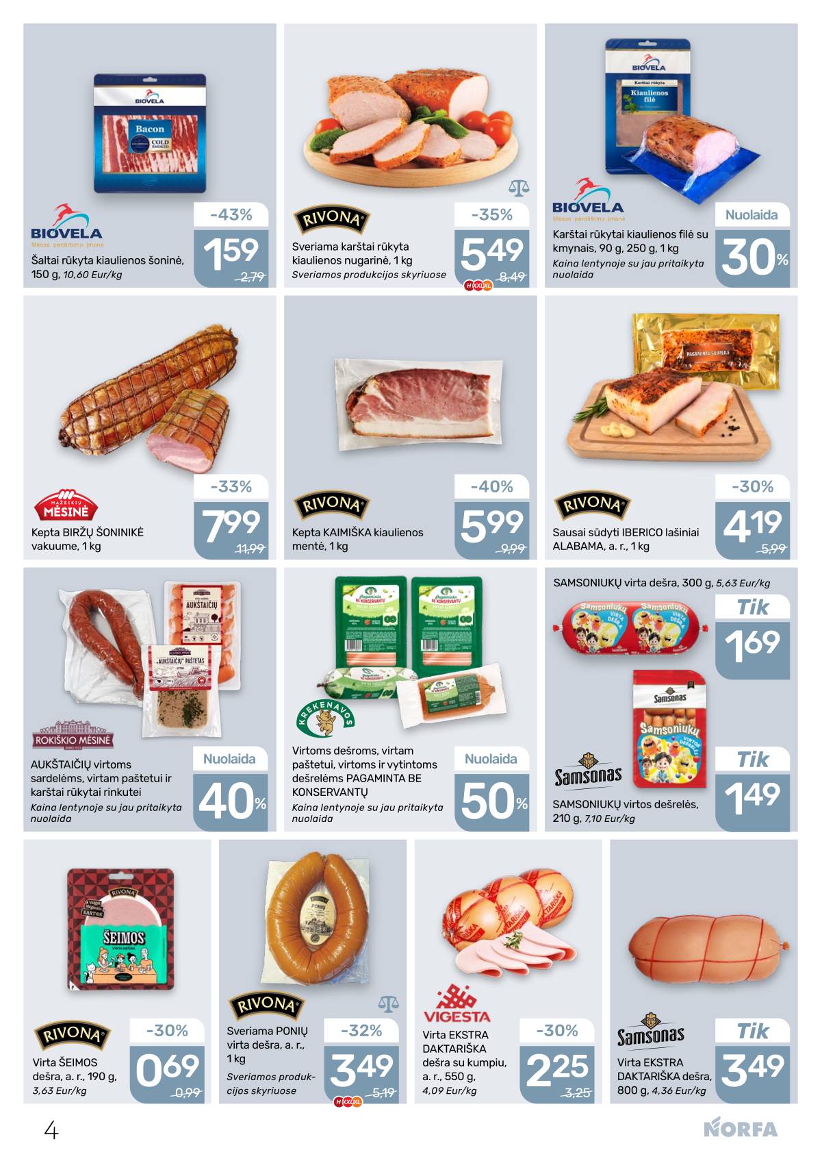 Norfa - Akcijų leidinys NORFA Nr. 22 (522) 4 puslapis