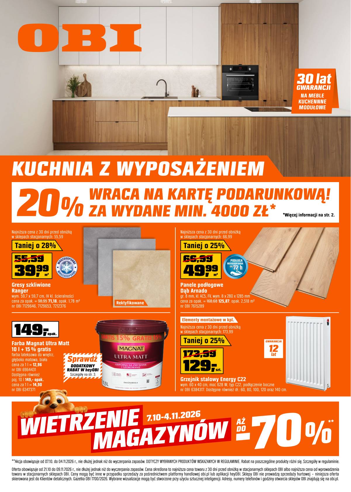 OBI - OBI akcijų leidinys 1 puslapis