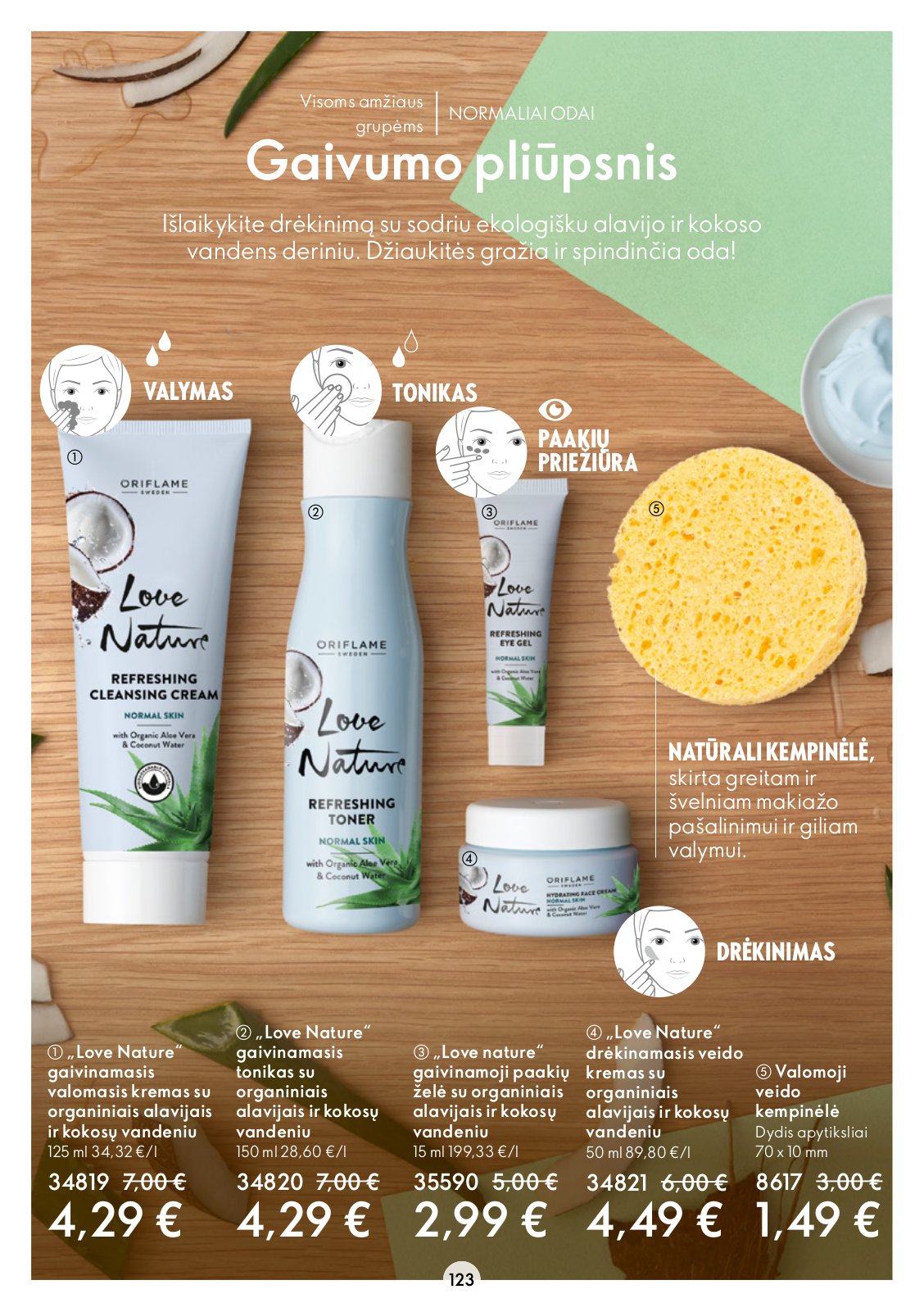 Oriflame 'Oriflame katalogas' 123 puslapis