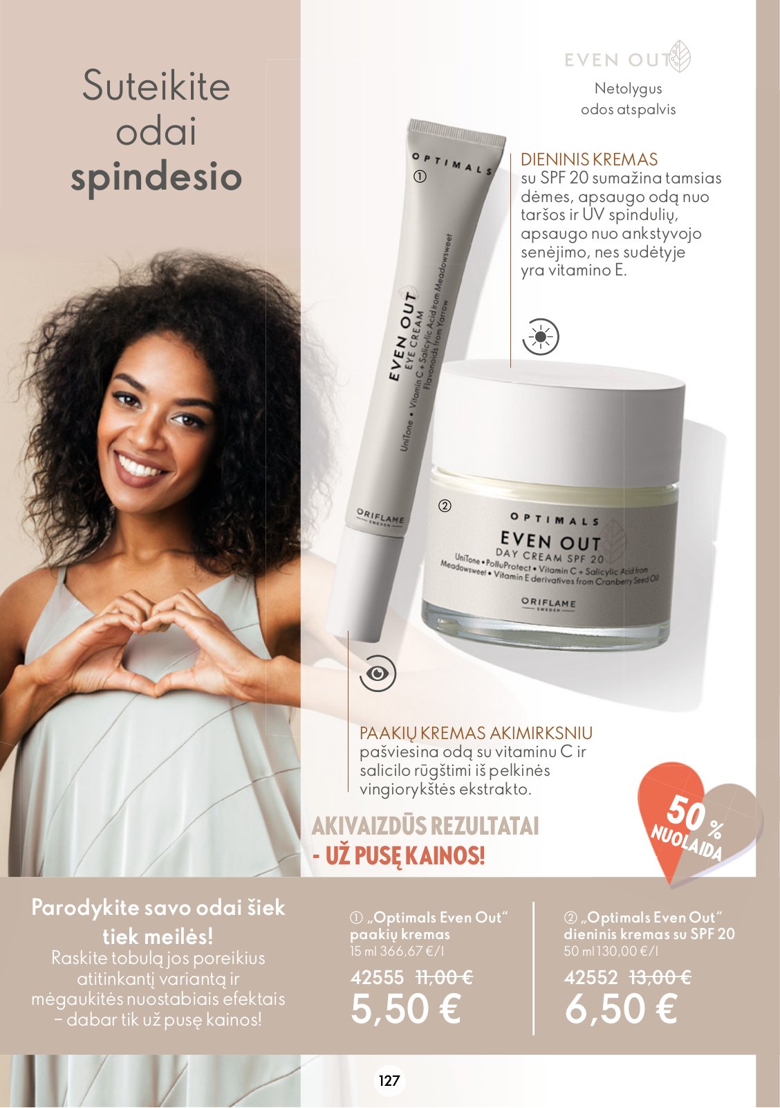 Oriflame 'Oriflame katalogas' 127 puslapis