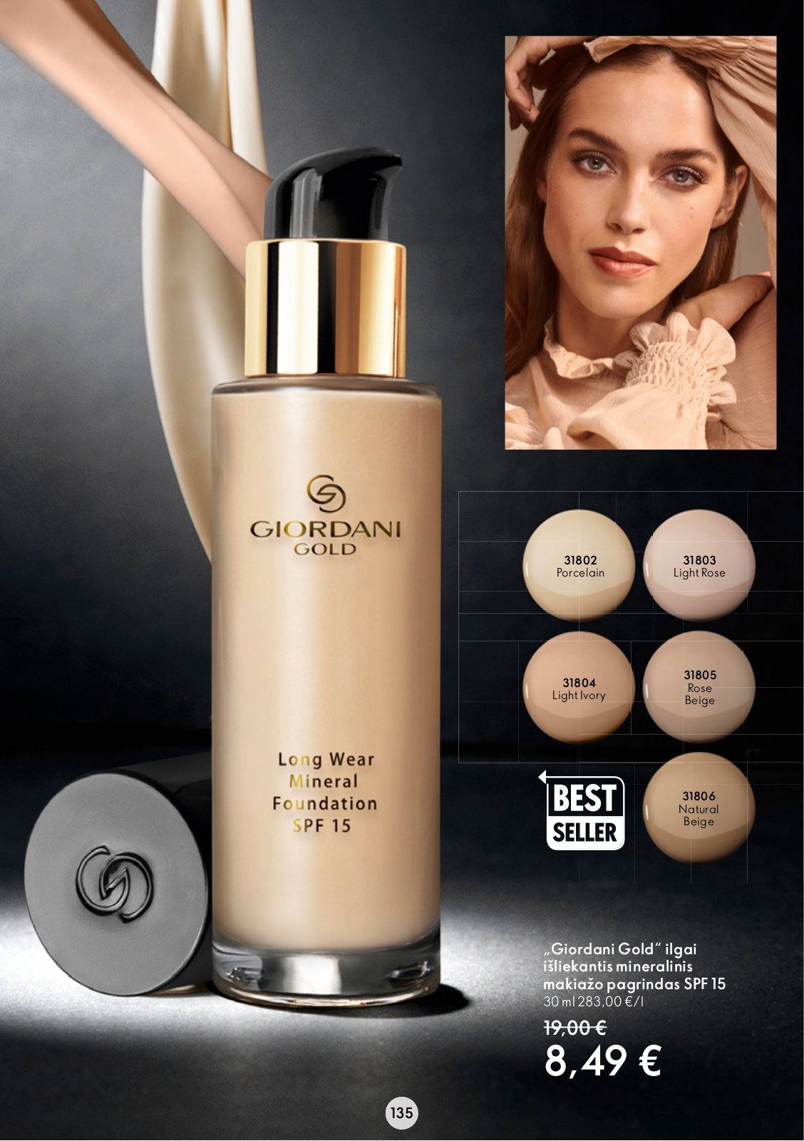 Oriflame 'Oriflame katalogas' 135 puslapis