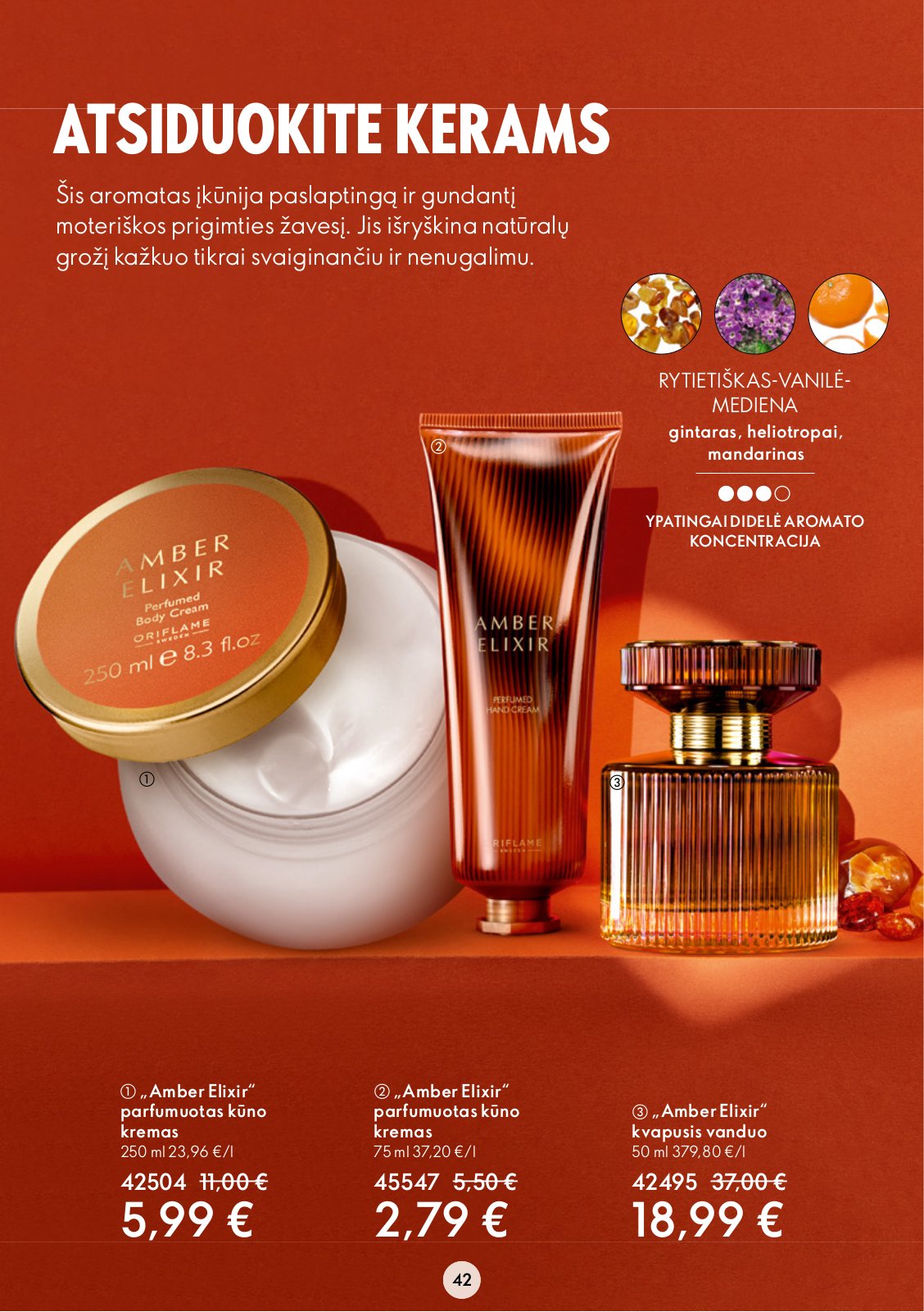 Oriflame 'Oriflame katalogas' 42 puslapis