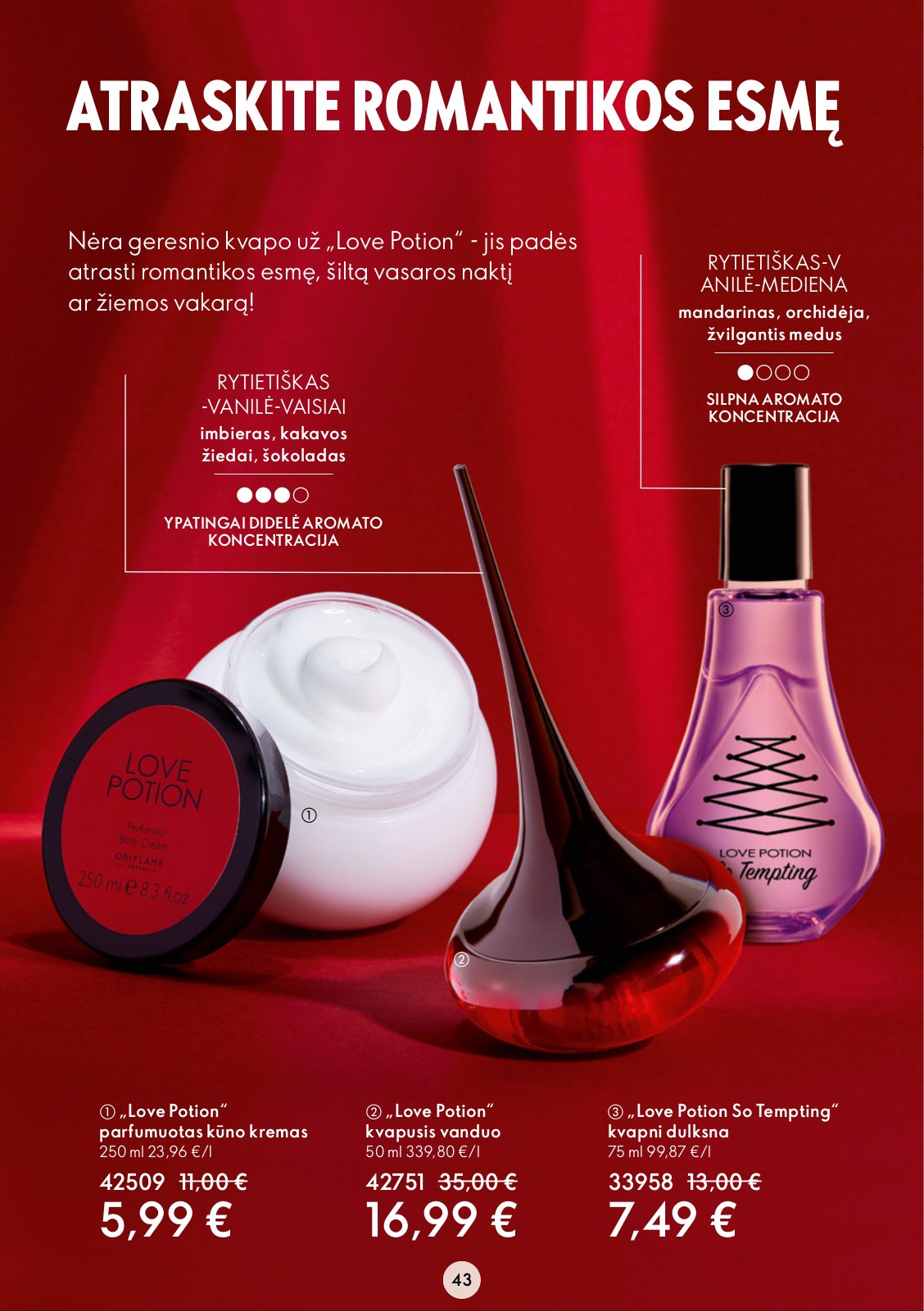 Oriflame 'Oriflame katalogas' 43 puslapis