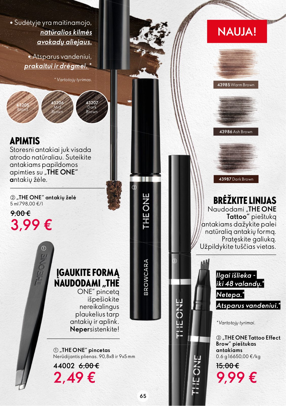 Oriflame 'Oriflame katalogas' 65 puslapis