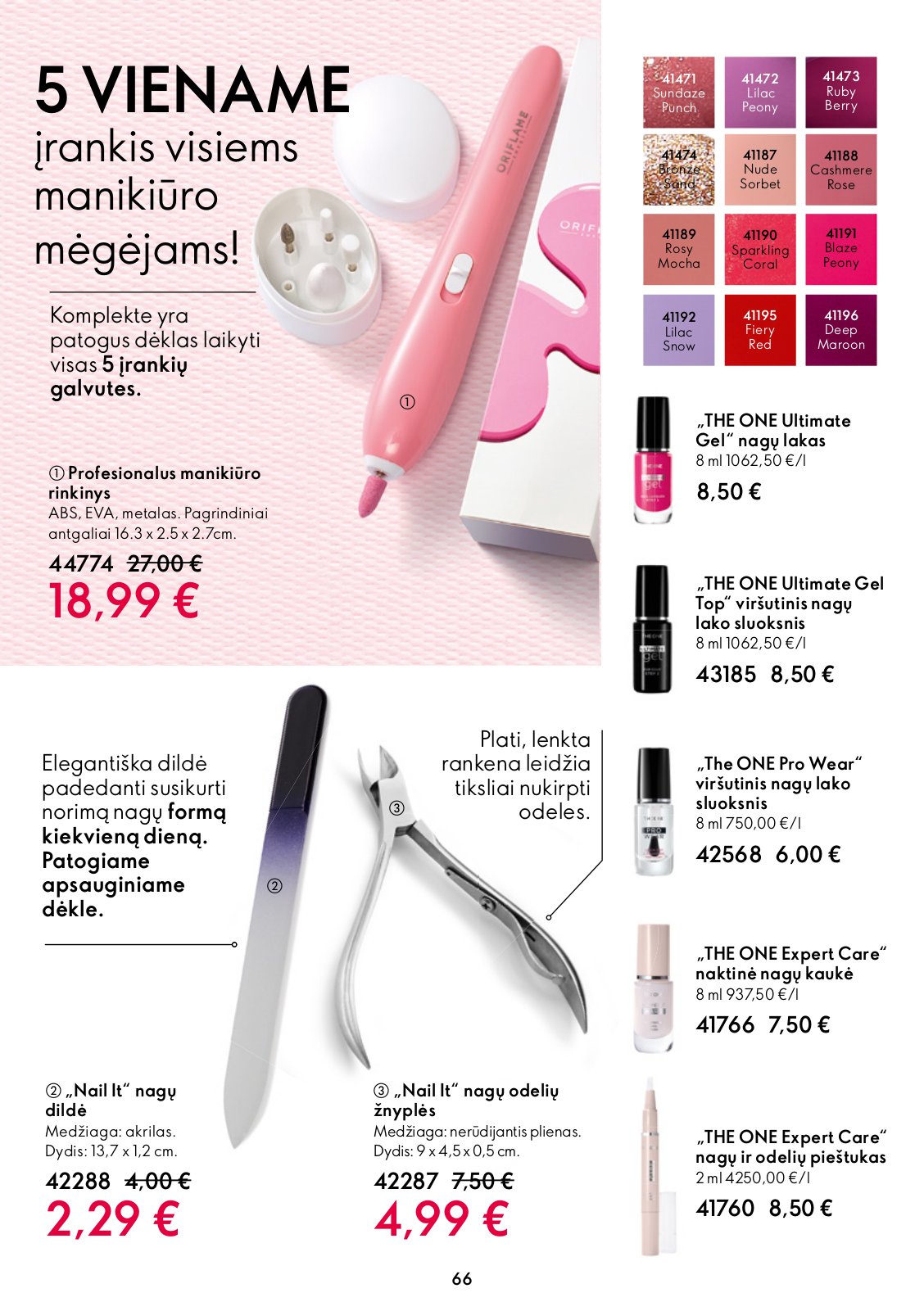 Oriflame 'Oriflame katalogas' 66 puslapis