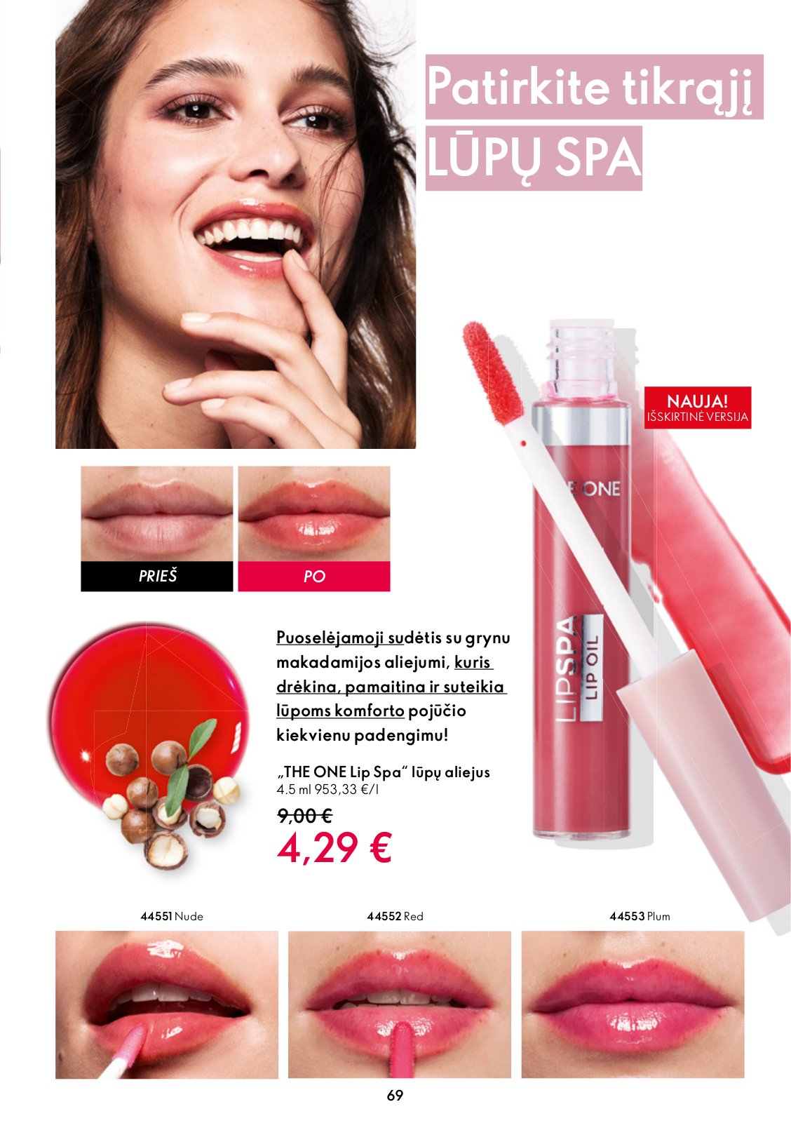 Oriflame 'Oriflame katalogas' 69 puslapis