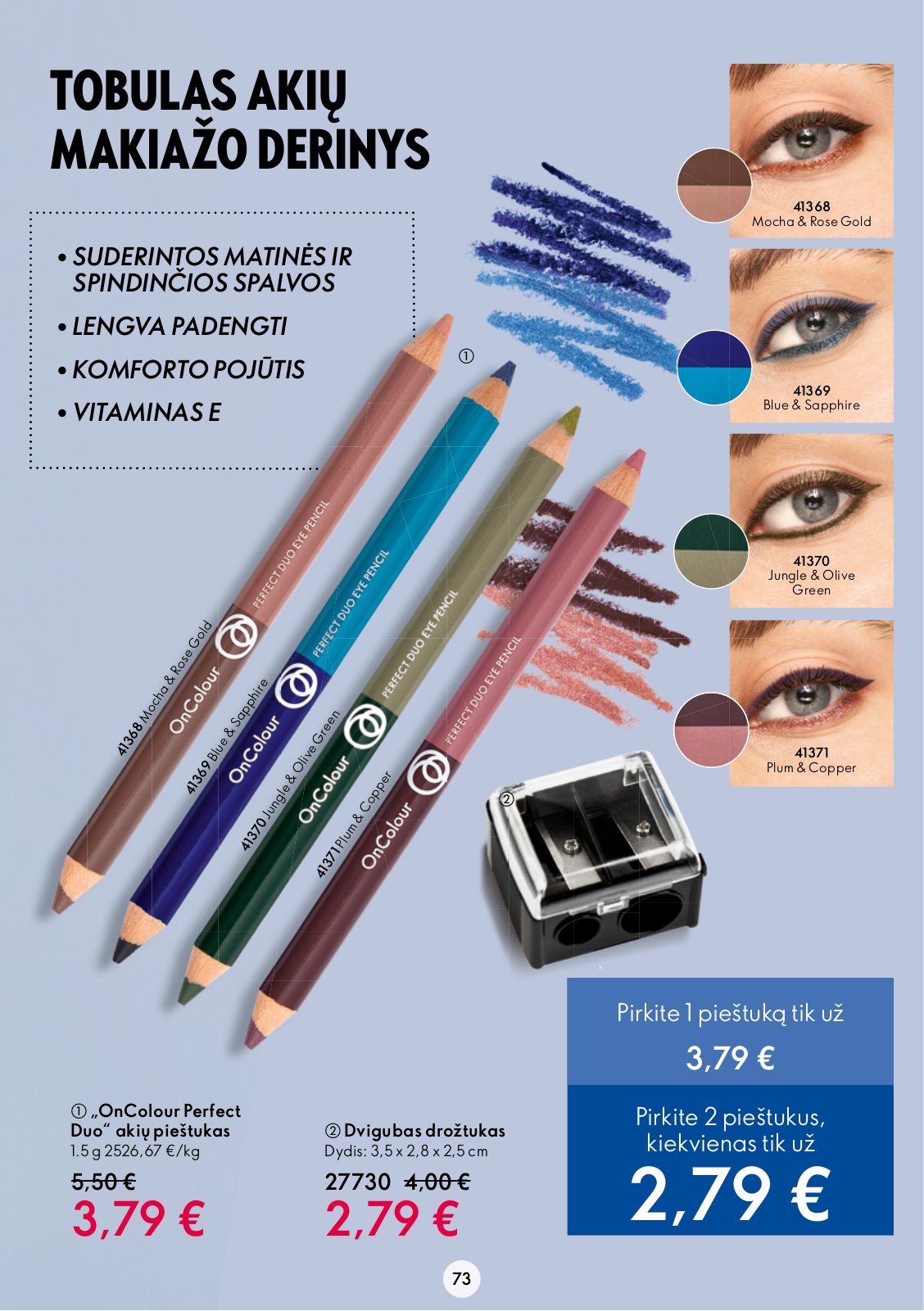 Oriflame 'Oriflame katalogas' 73 puslapis
