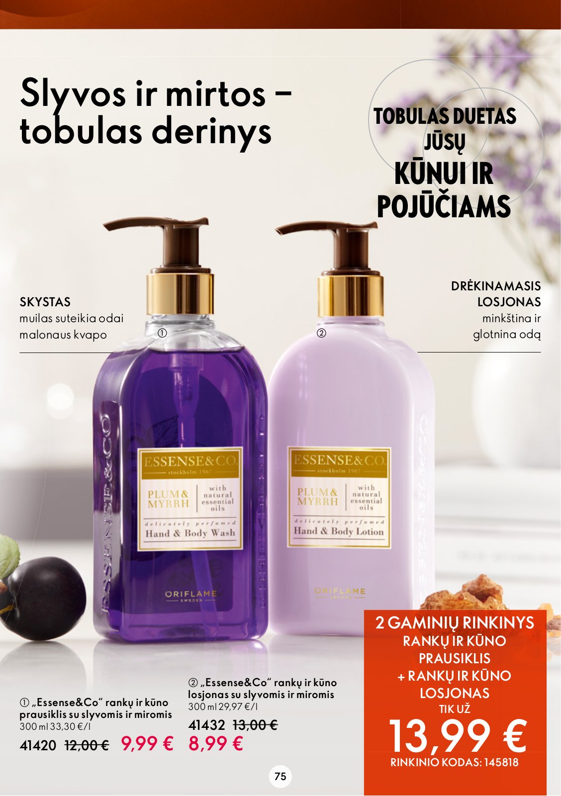 Oriflame 'Oriflame katalogas' 75 puslapis