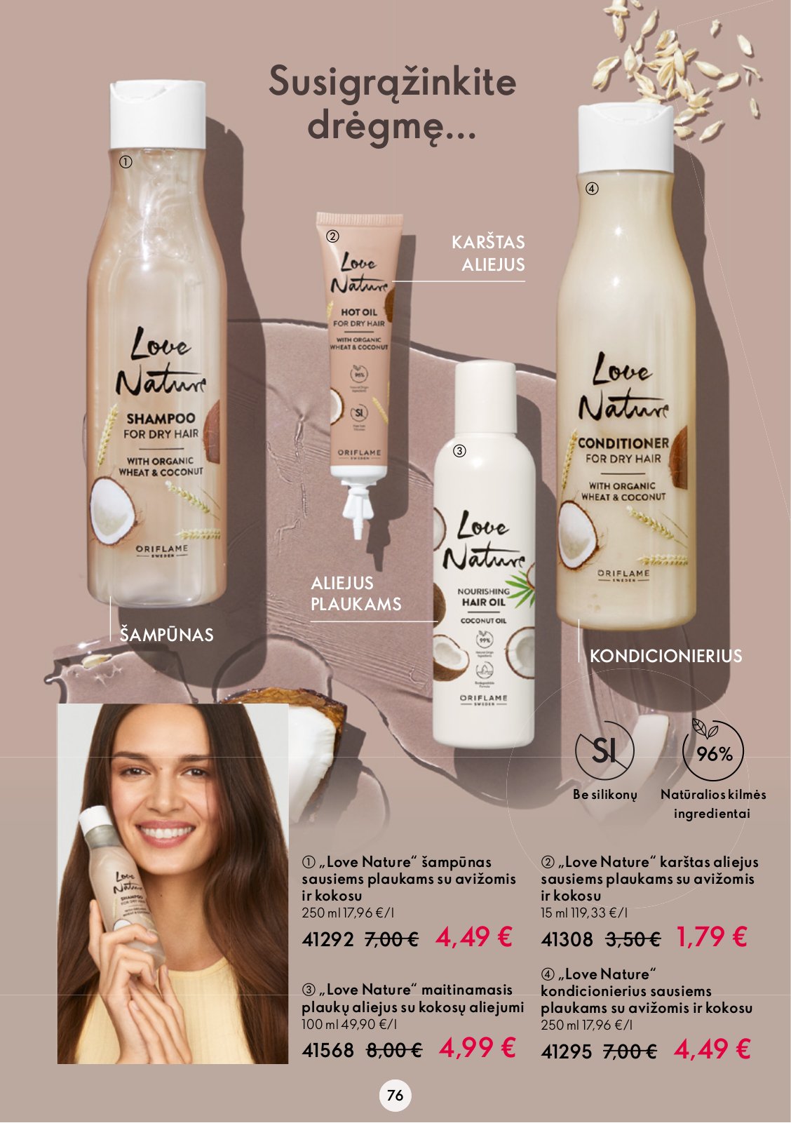 Oriflame 'Oriflame katalogas' 76 puslapis