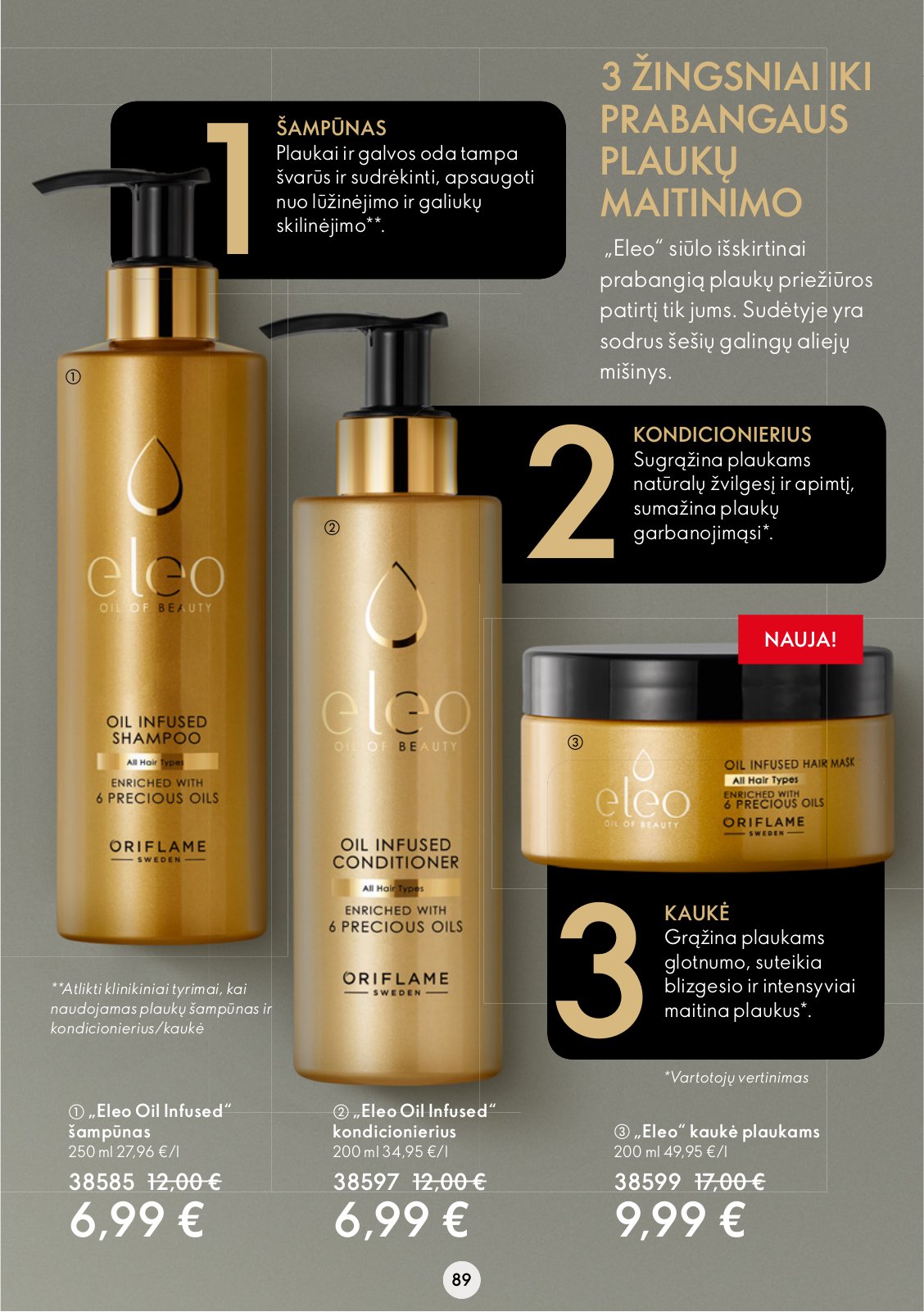 Oriflame 'Oriflame katalogas' 89 puslapis