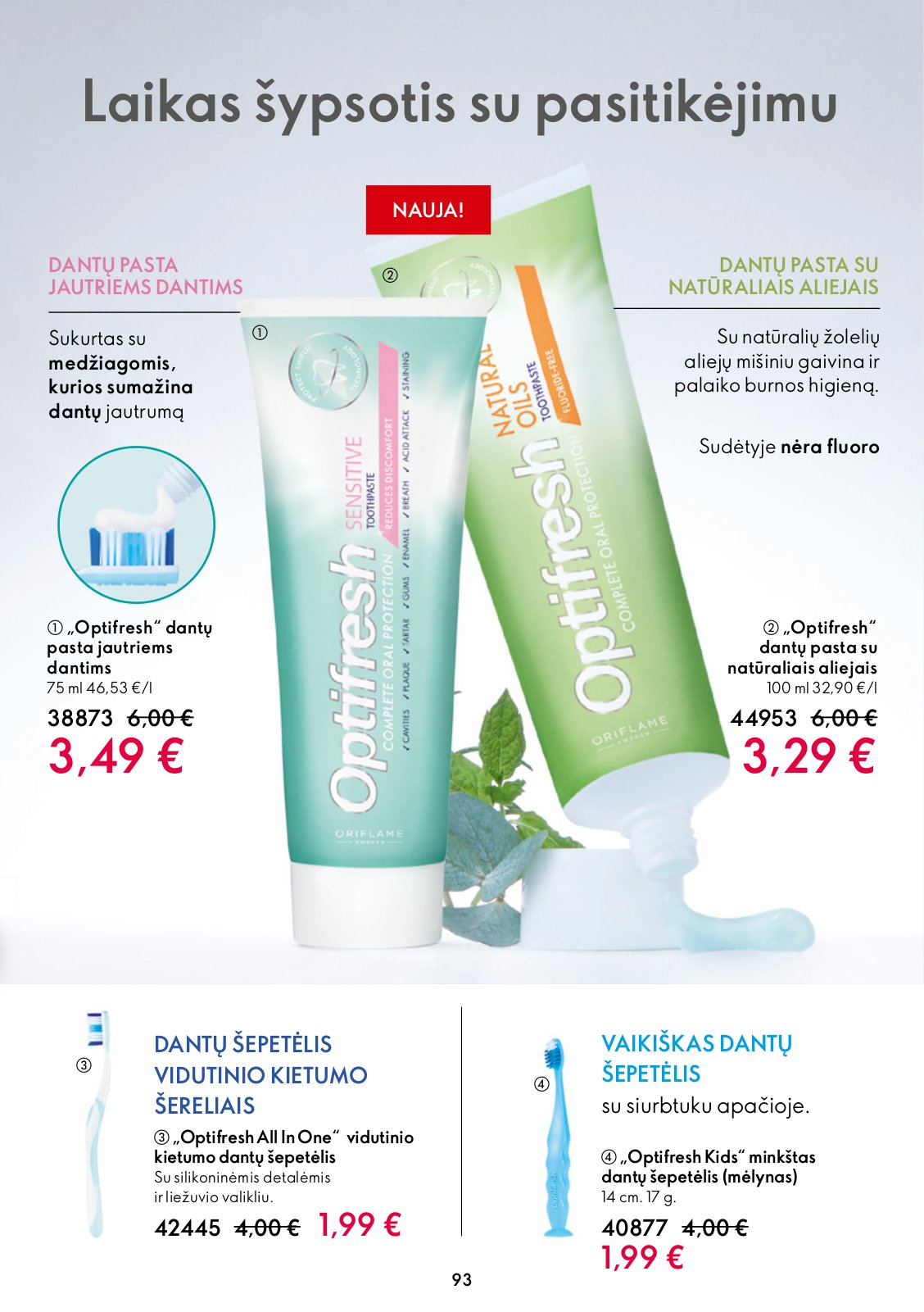 Oriflame 'Oriflame katalogas' 93 puslapis