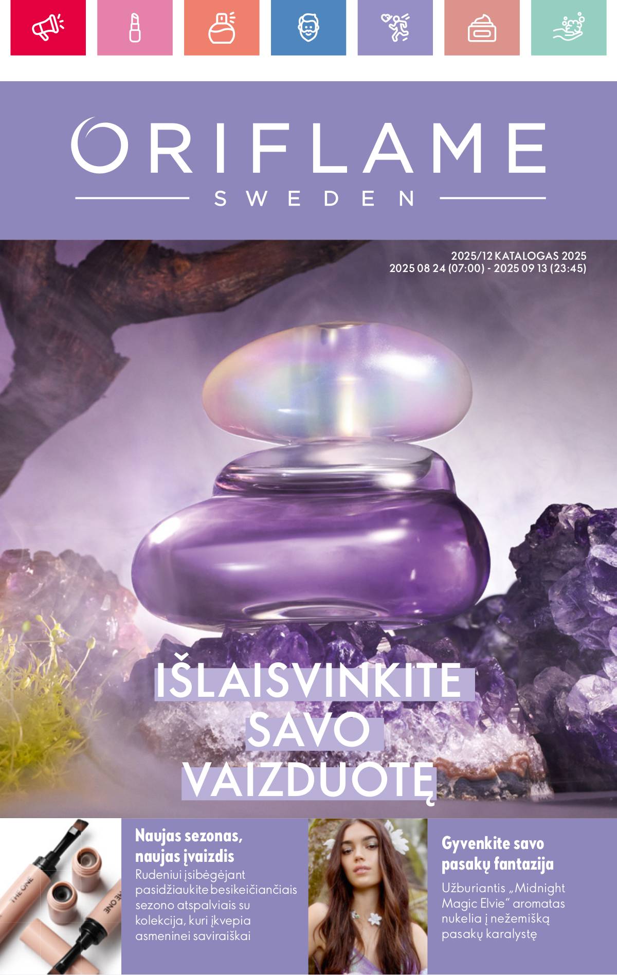 Oriflame - Oriflame akcijų katalogas 1 puslapis
