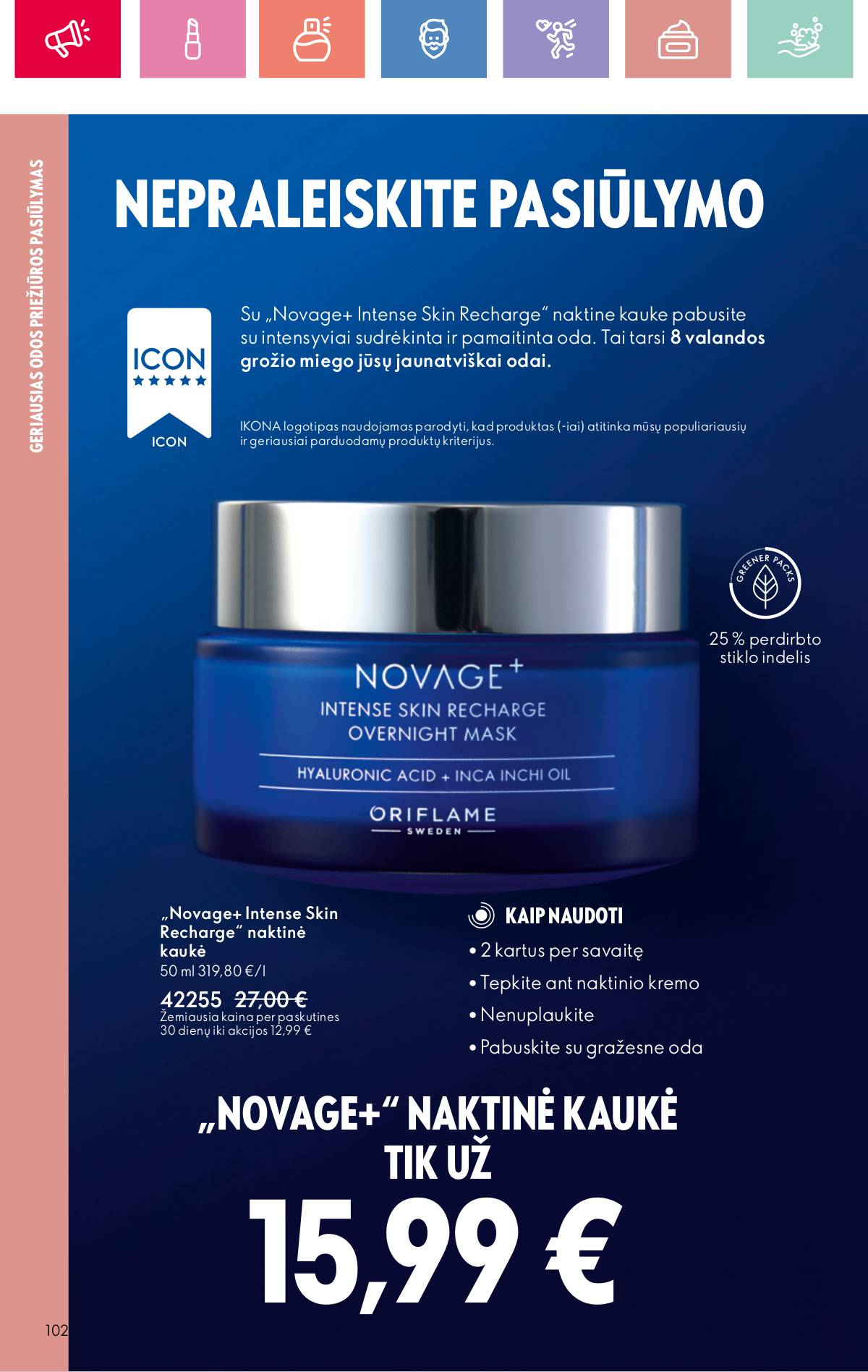 Oriflame - Oriflame akcijų katalogas 102 puslapis