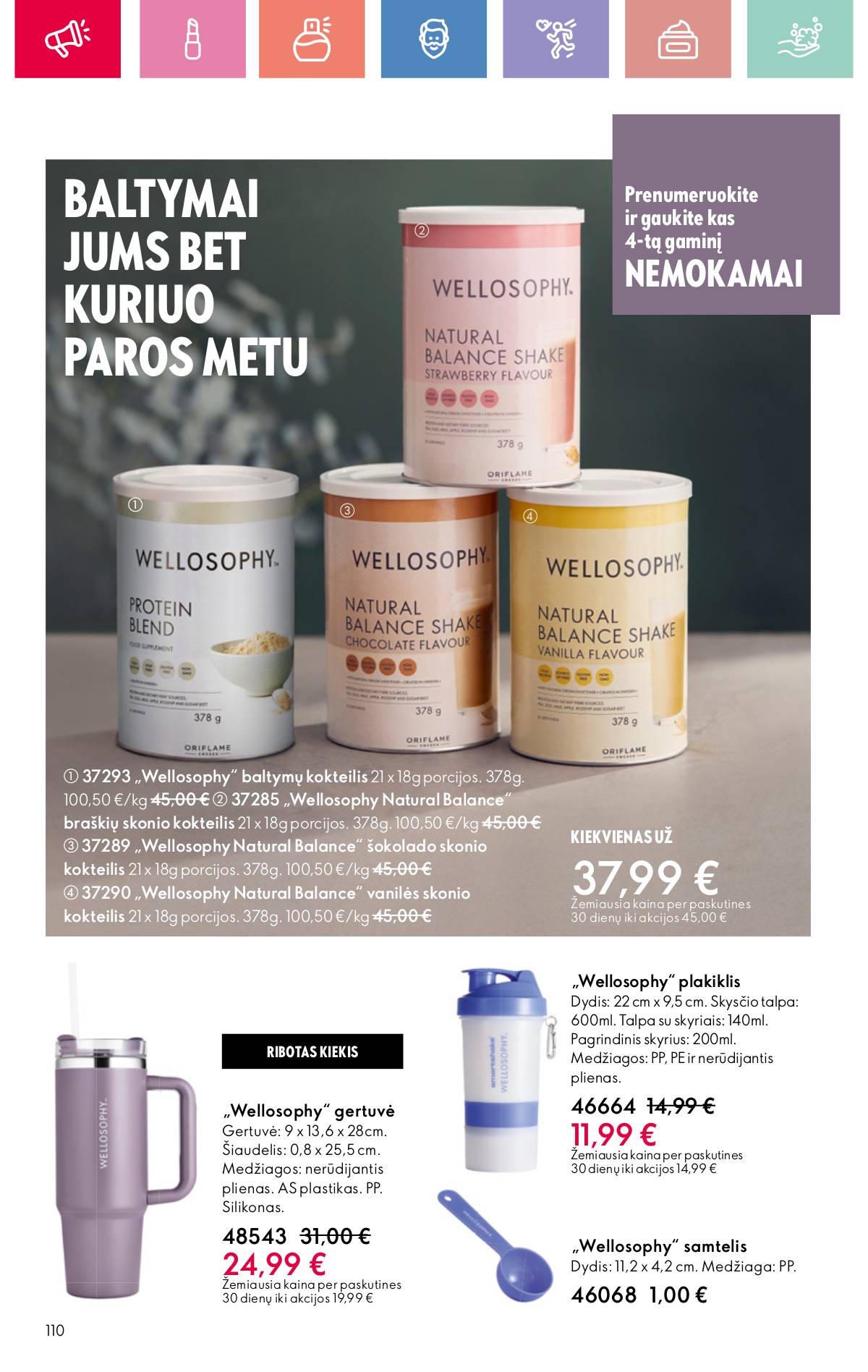 Oriflame - Oriflame akcijų katalogas 110 puslapis