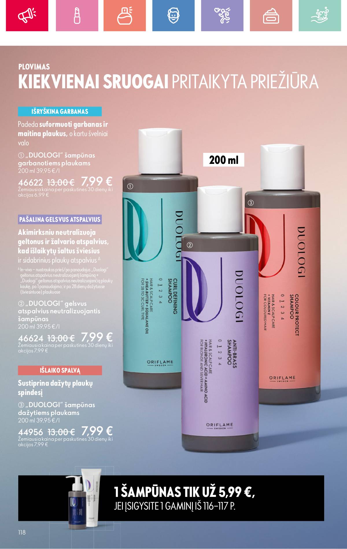 Oriflame - Oriflame akcijų katalogas 118 puslapis